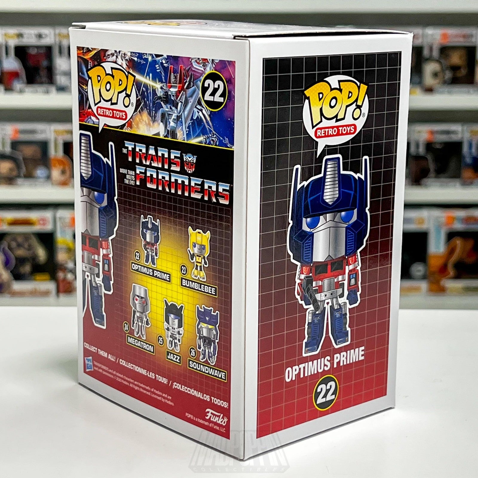 Funko Pop Retro Toys Transformers Optimus Prime 22 Amazon Autobot Animation MIB