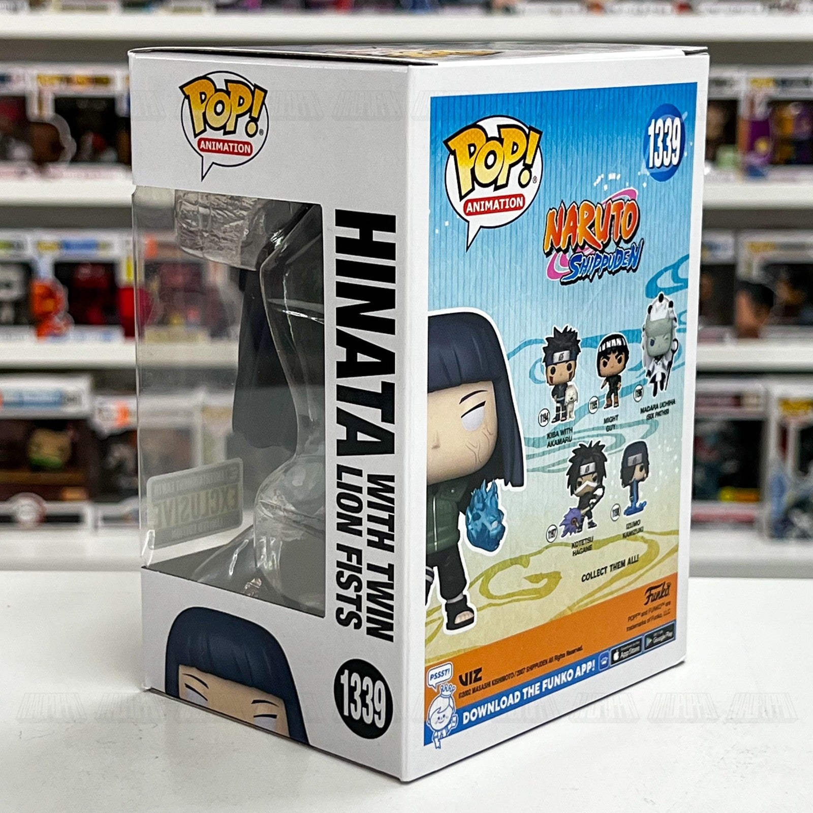 Funko Pop Naruto Shippuden Hinata Twin Lion Fists 1339 EE Exclusive Figure New