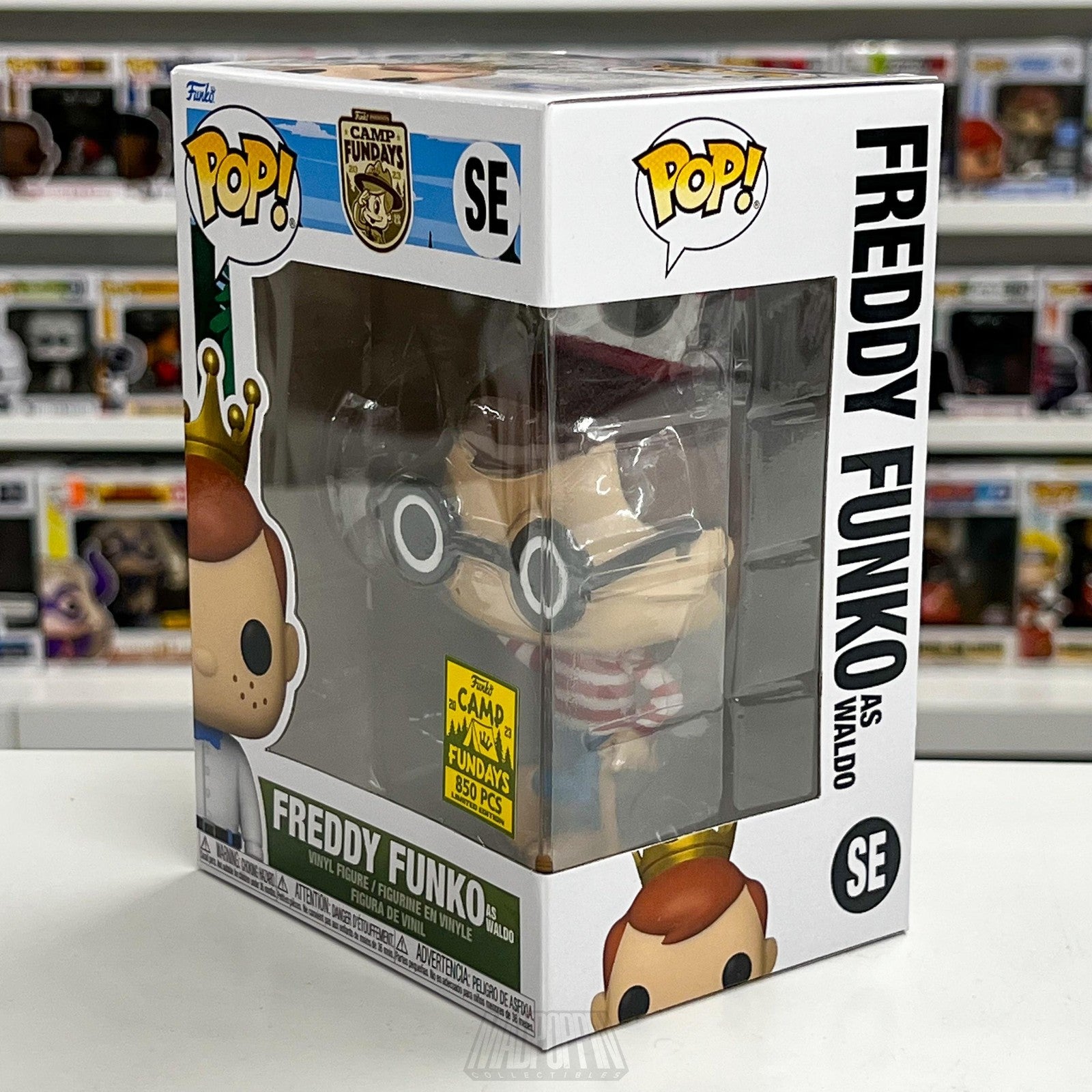 Freddy Funko as Waldo Funko Pop SE Camp Fundays 2023 Limited 850 PCS Vinyl