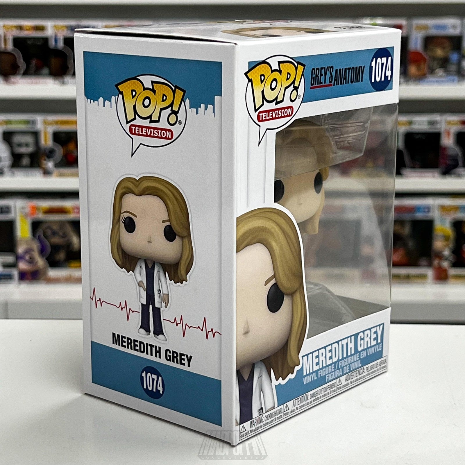 Funko Pop Television Grey's Anatomy Meredith Grey #1074 Vinyl Figure New In Box