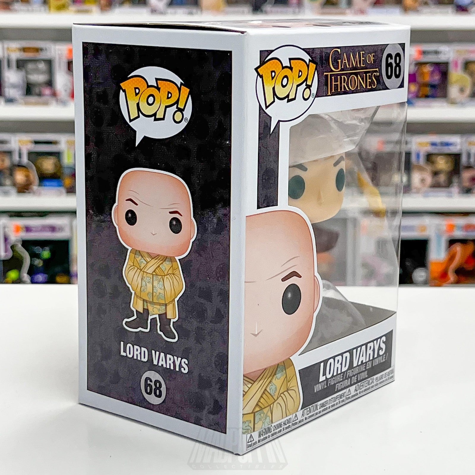 Funko Pop Game of Thrones Lord Varys #68 Vinyl Figure Collectible HBO 2018 Boxed5