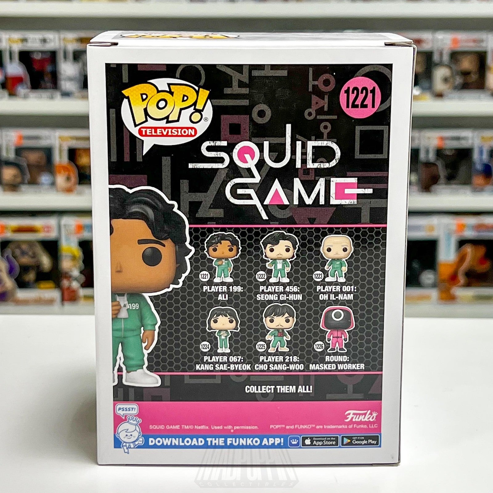 Funko Pop Television Squid Game Player 199 Ali Vinyl Figure #1221 New In Box Toy