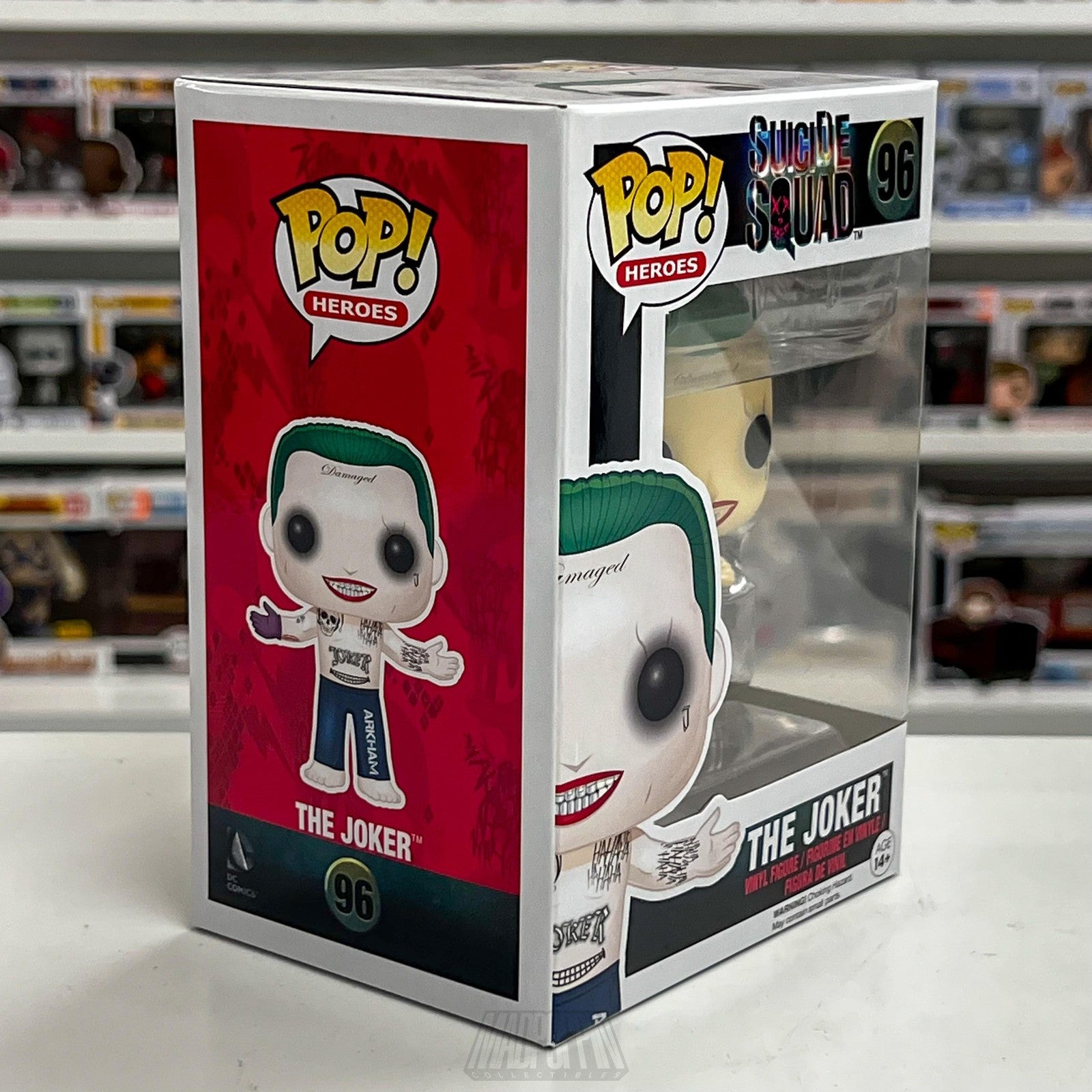 Funko Pop The Joker Suicide Squad #96 Vinyl Figure DC Comics Collectible New