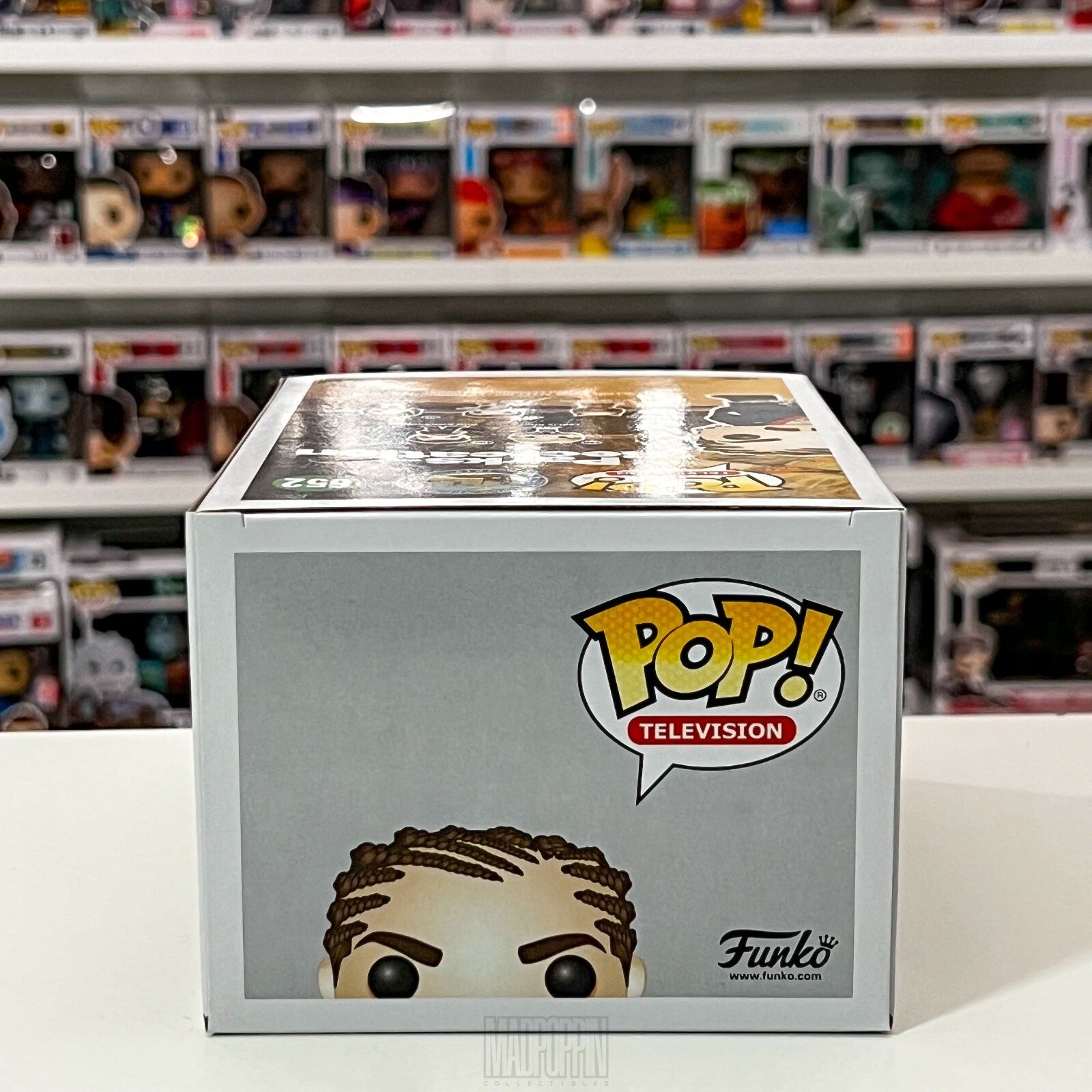 Funko Pop TV Parks and Recreation Ron Swanson Cornrows SDCC Official Sticker 652