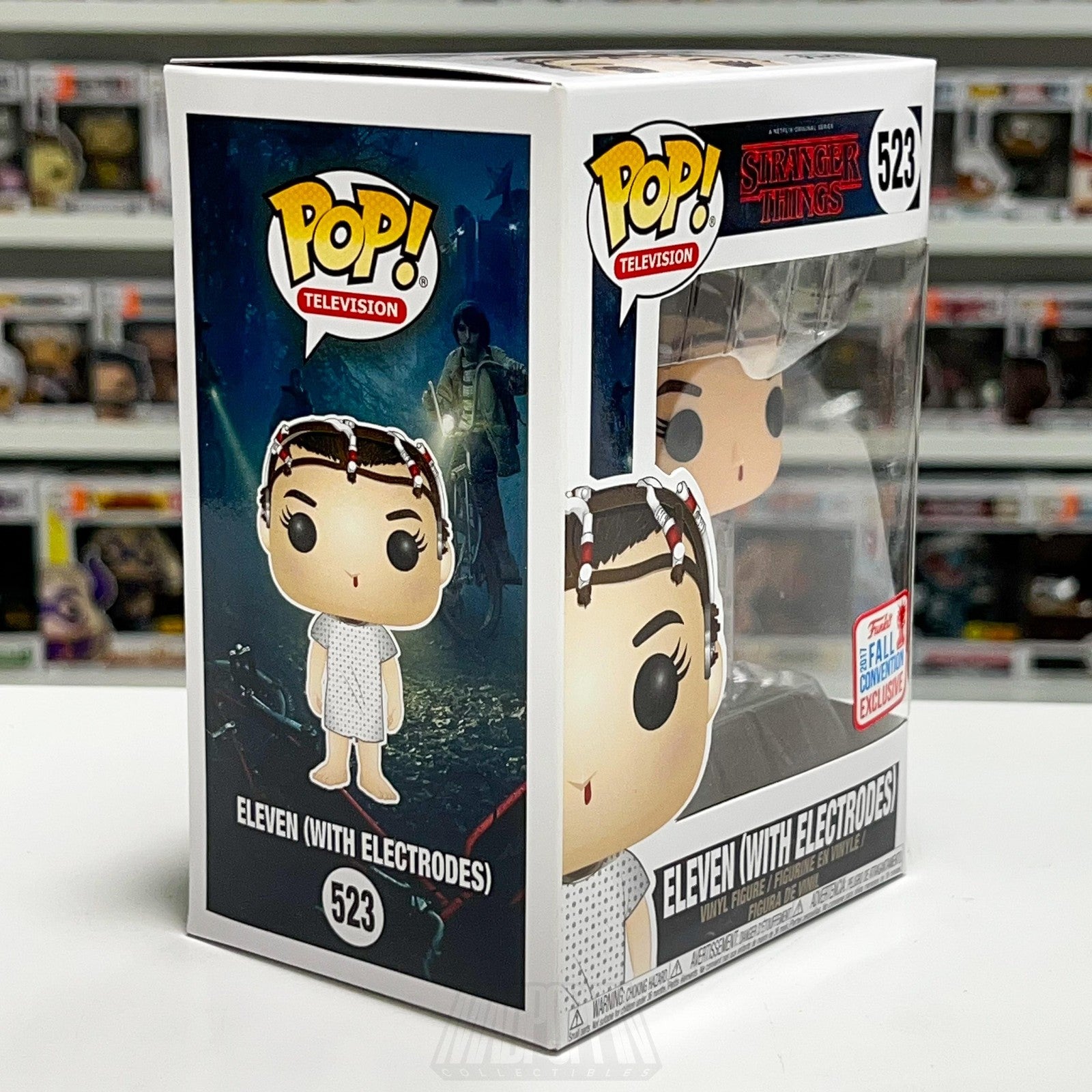 Funko Pop TV Stranger Things Eleven Electrodes 523 NYCC Fall Con Horror Netflix