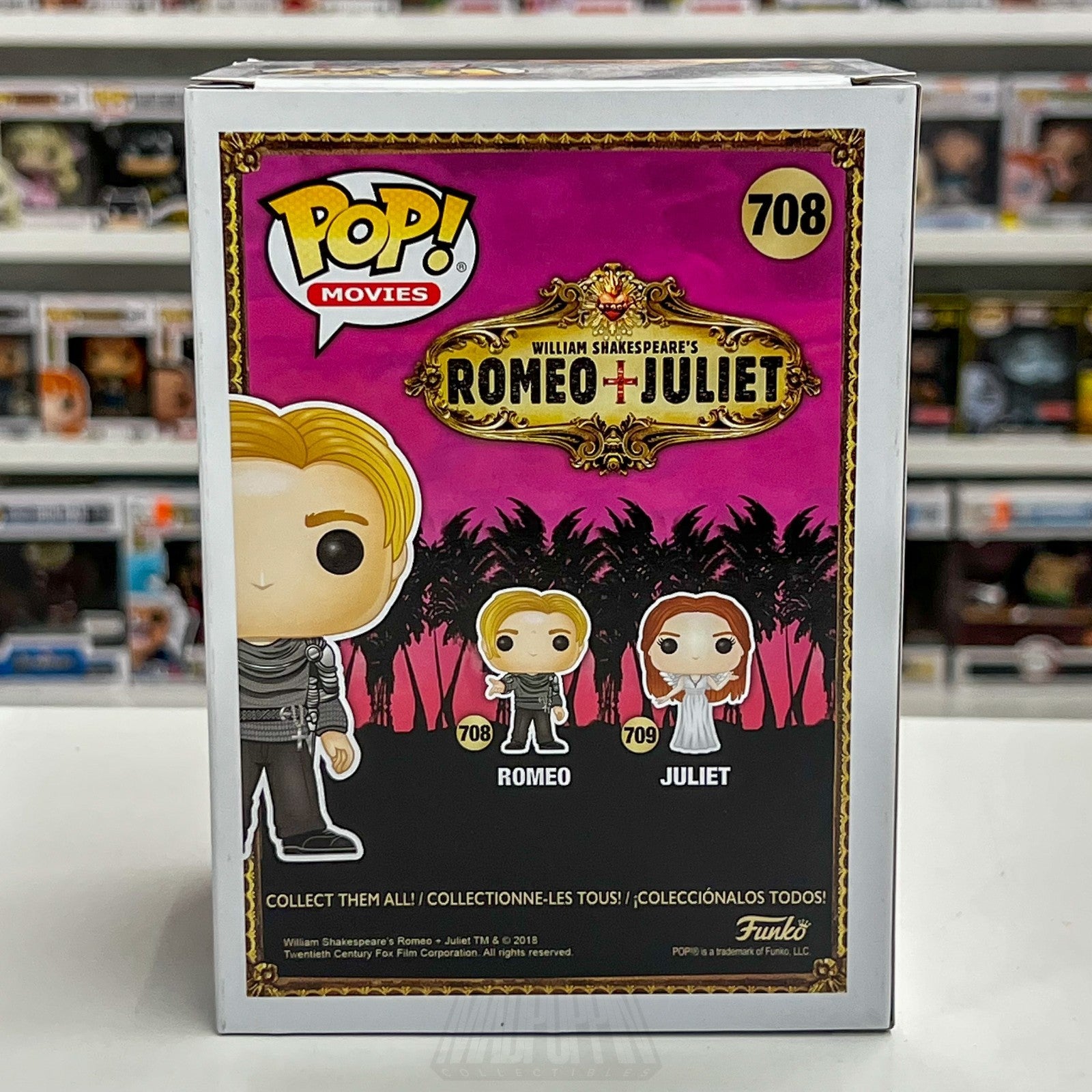 Funko Pop Movies Romeo & Juliet 708 William Shakespeare Romantic Vinyl Figure3