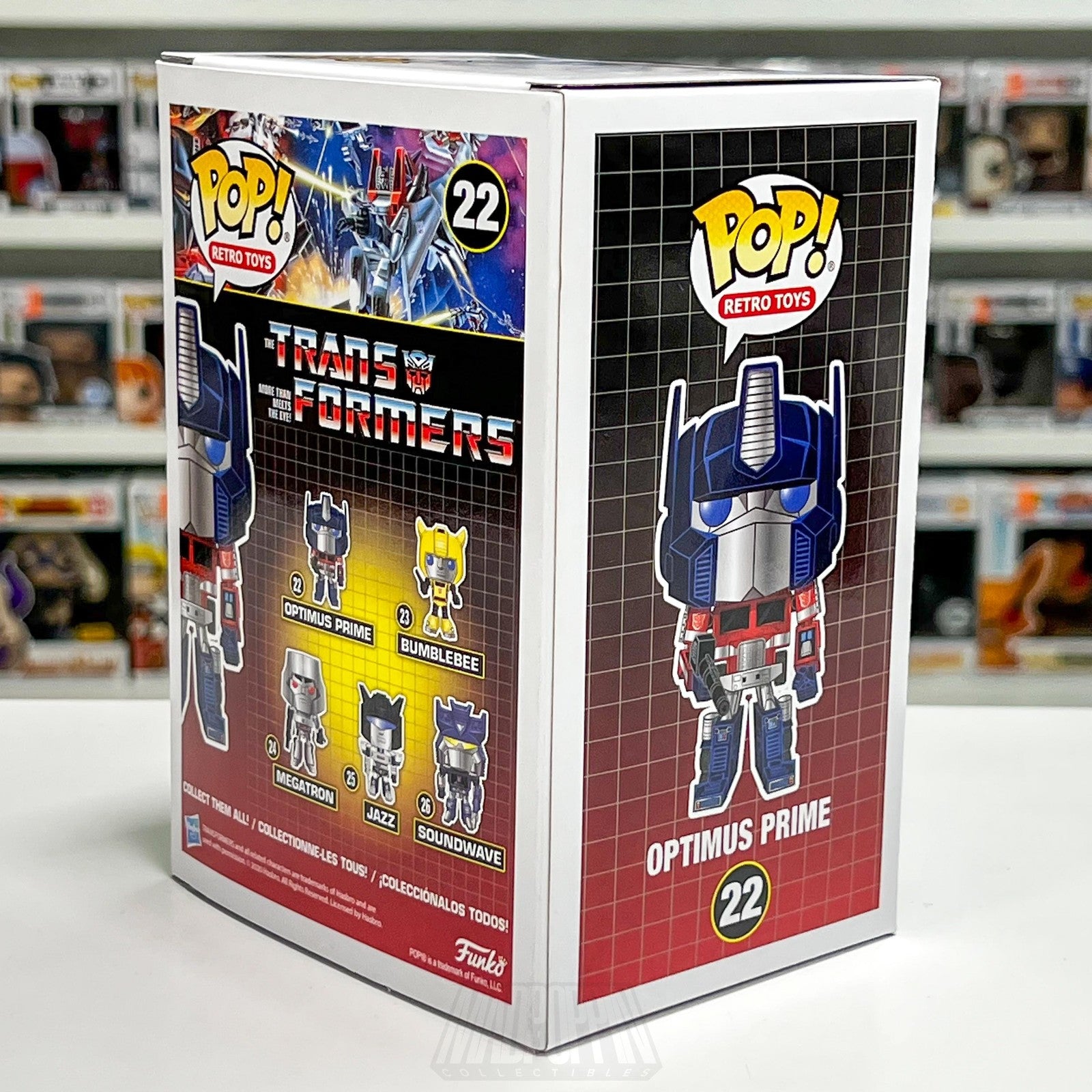 Funko Pop Retro Toys Transformers Optimus Prime #22 Vinyl Figure Vaulted Autobot