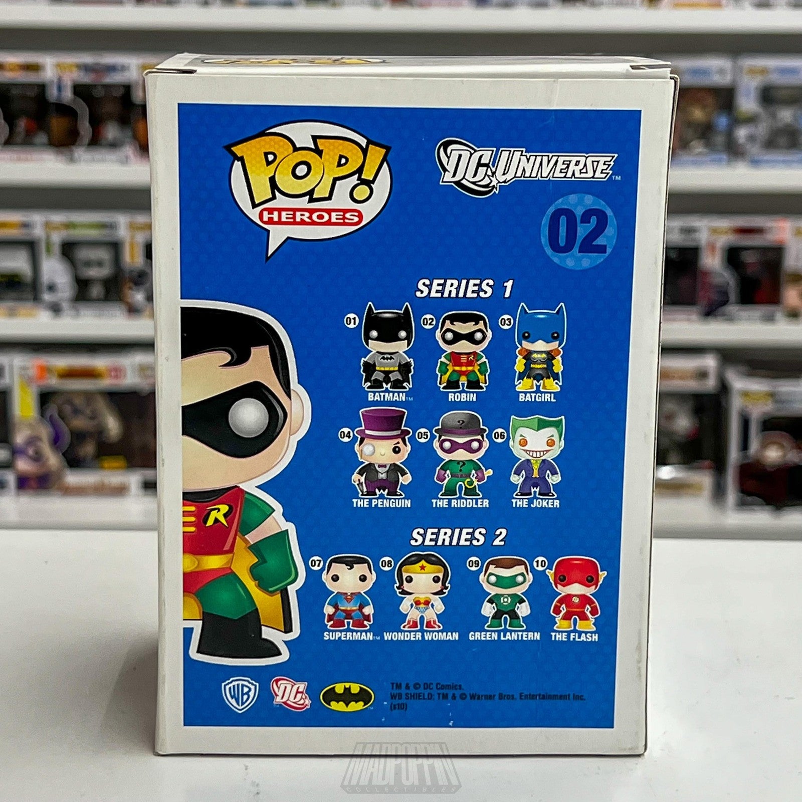 Funko Pop Heroes Robin 02 DC Universe Vaulted Vinyl Figure New In Box