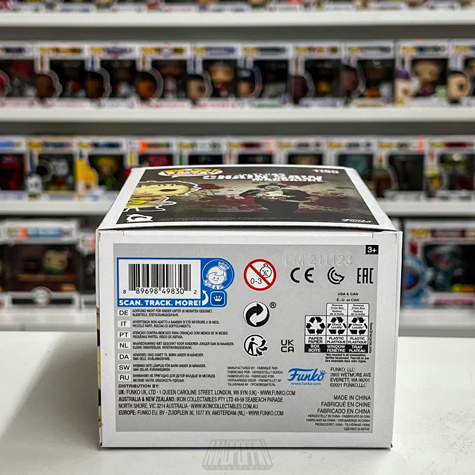 Funko Pop Leatherface 1150 Texas Chainsaw Massacre Horror Vinyl Figure New