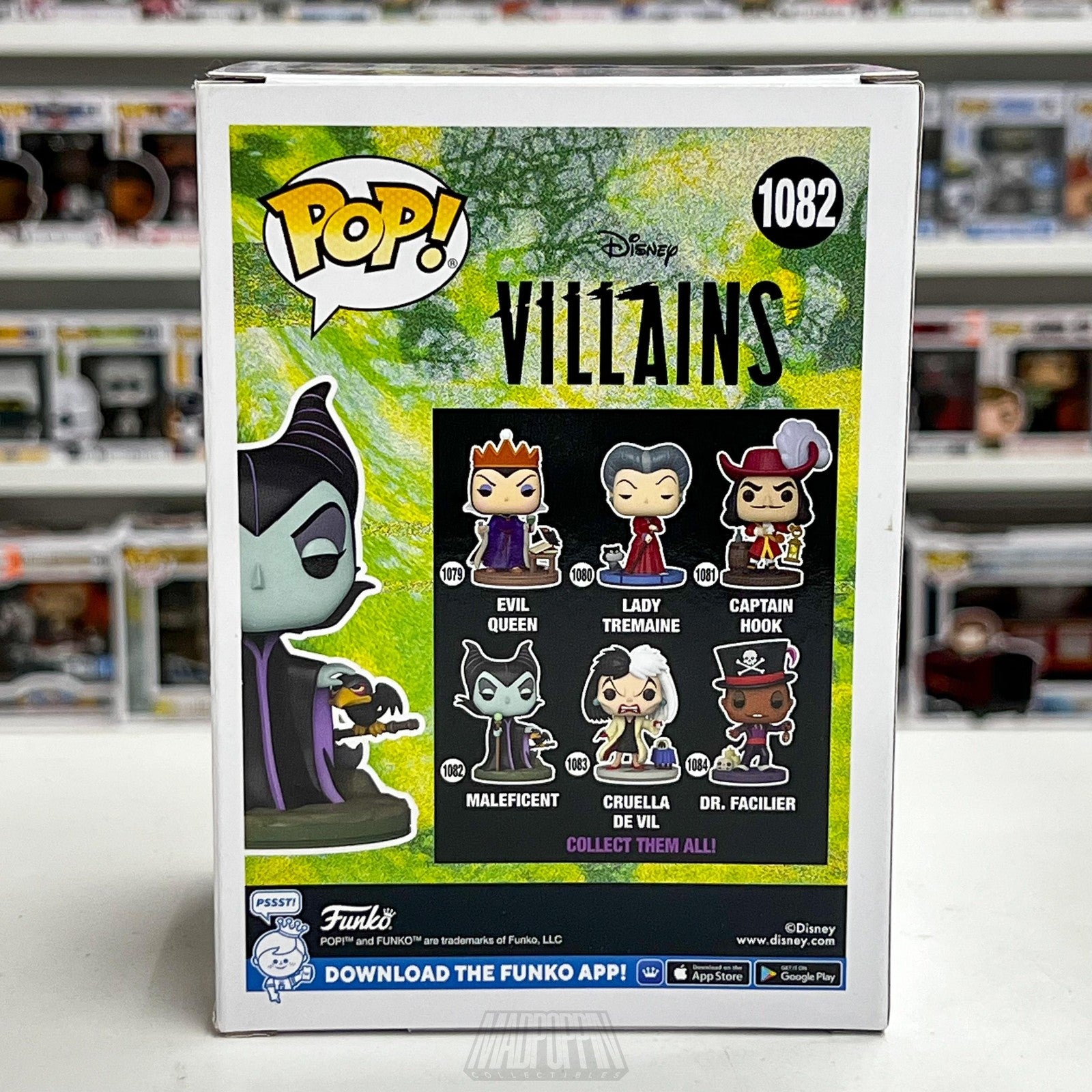 Funko Pop Disney Villains 1082 Maleficent Vinyl Figure New Damaged Box Collector