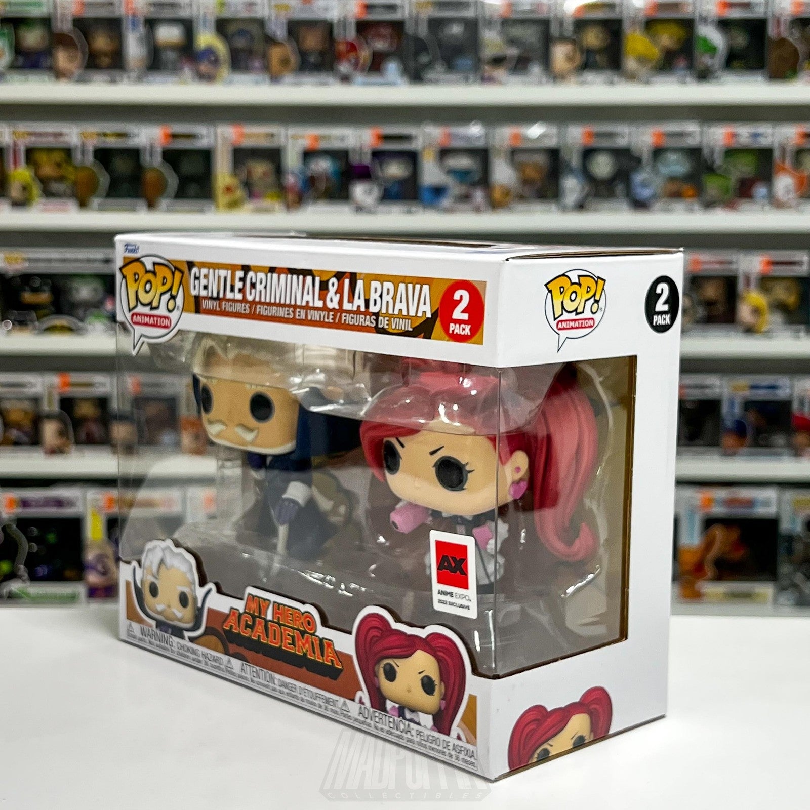 Funko Pop Anime Expo My Hero Academia Gentle Criminal & La Brava 2 Pack 2022 Toy