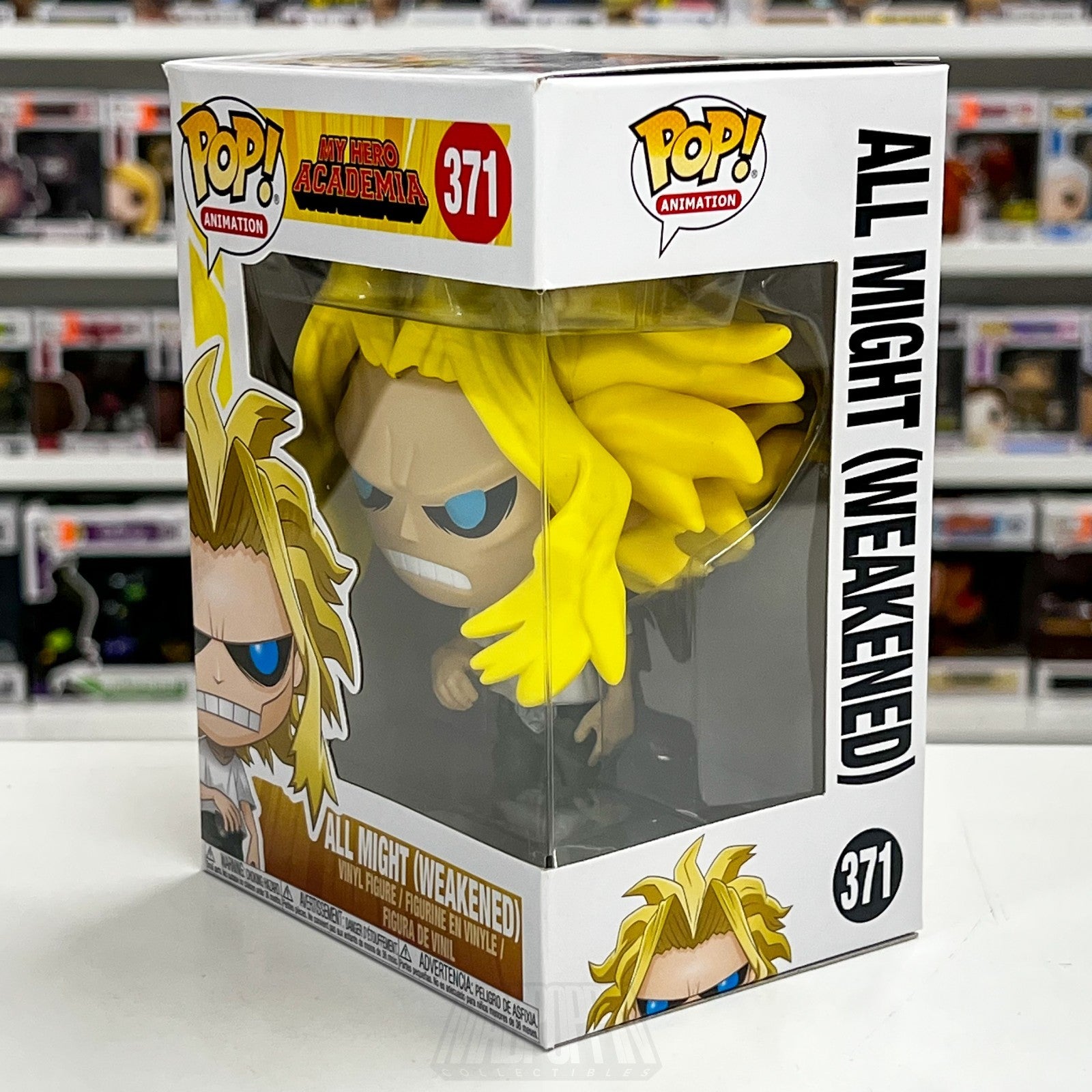 Funko Pop Anime My Hero Academia All Might Weakened 371 Toshinori Vinyl Figure1
