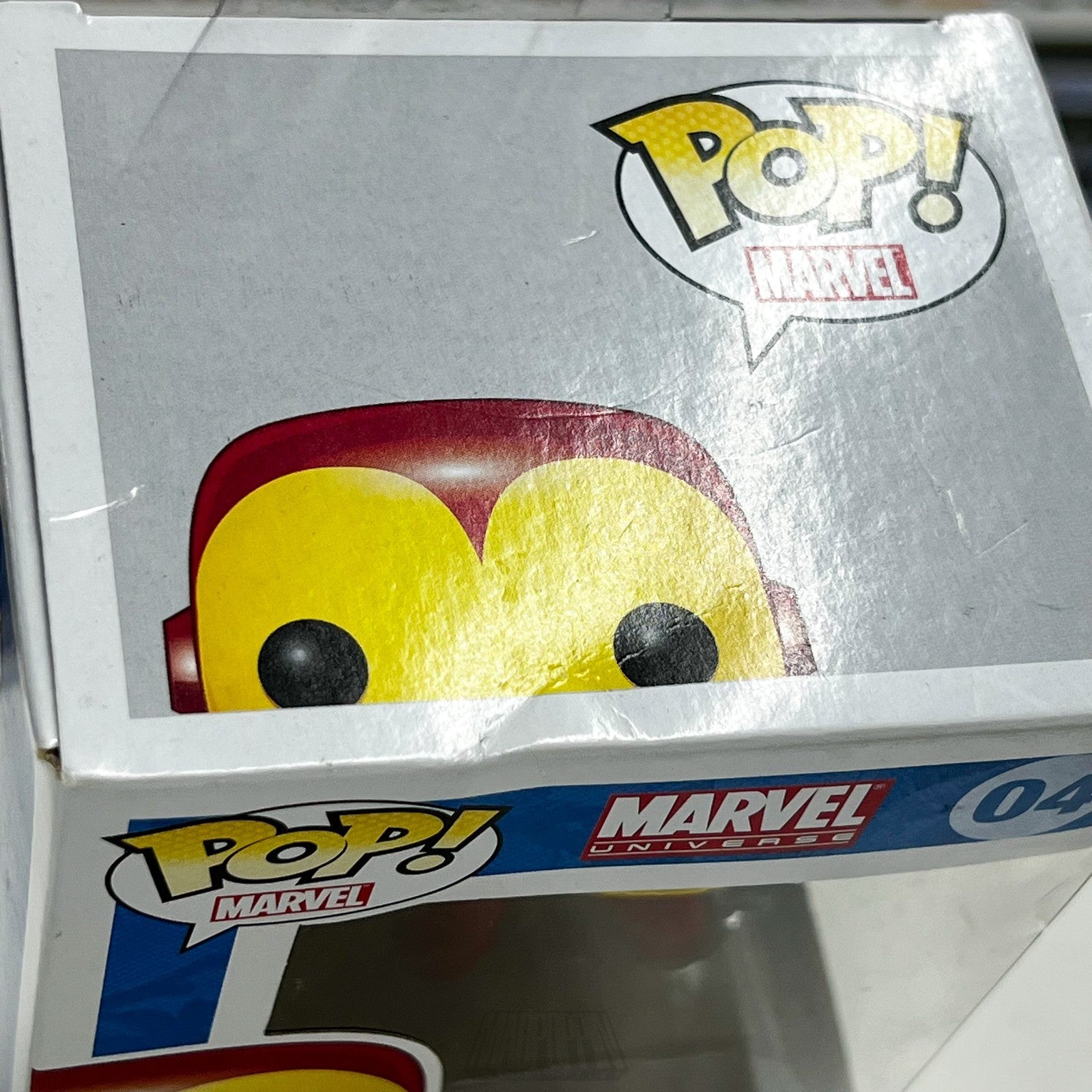 Funko Pop Marvel Universe Iron Man Vinyl Bobblehead 04 Original Hang Tag 2011