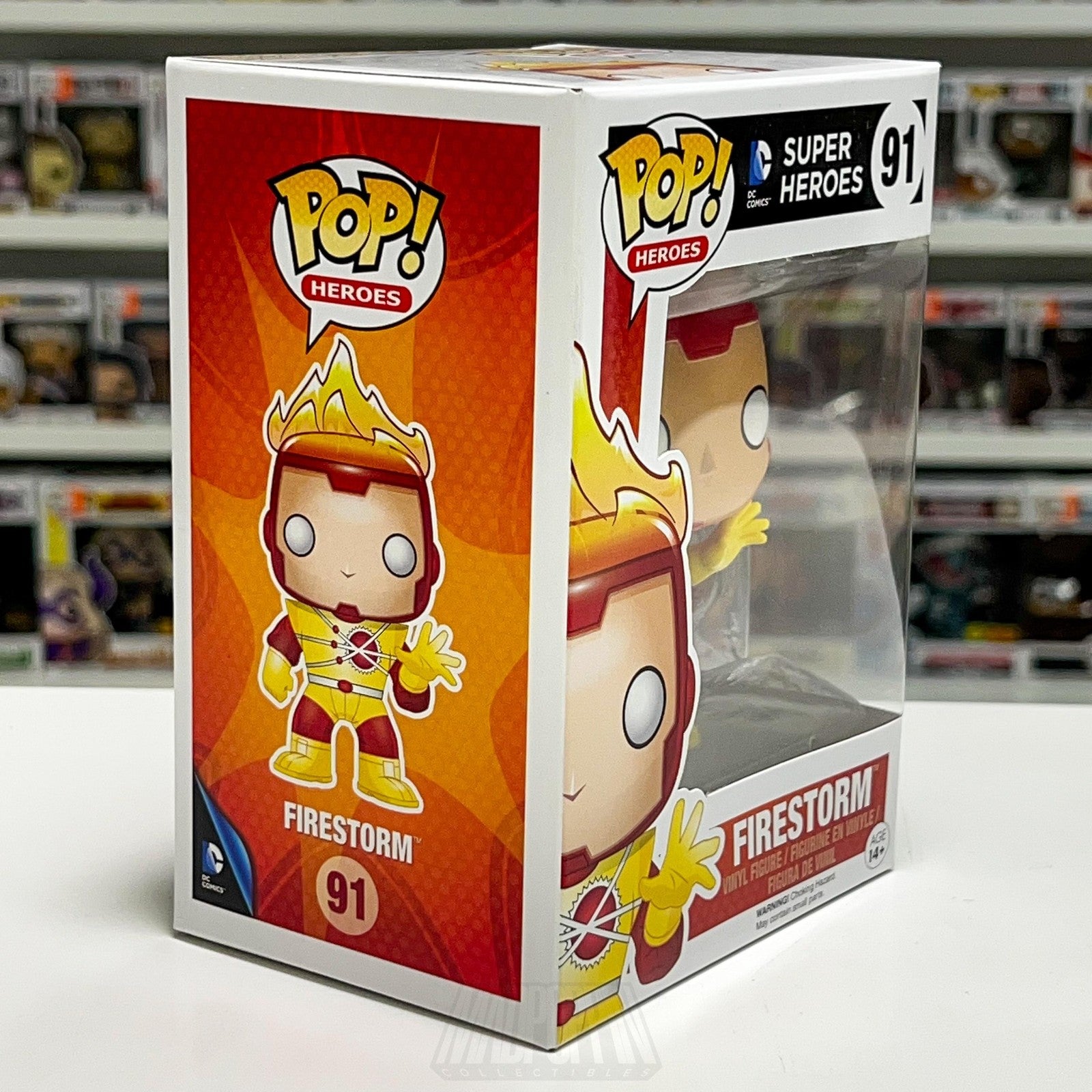 Funko Pop Heroes DC Comics Super Heroes Firestorm 91 Vinyl Figure New in Box