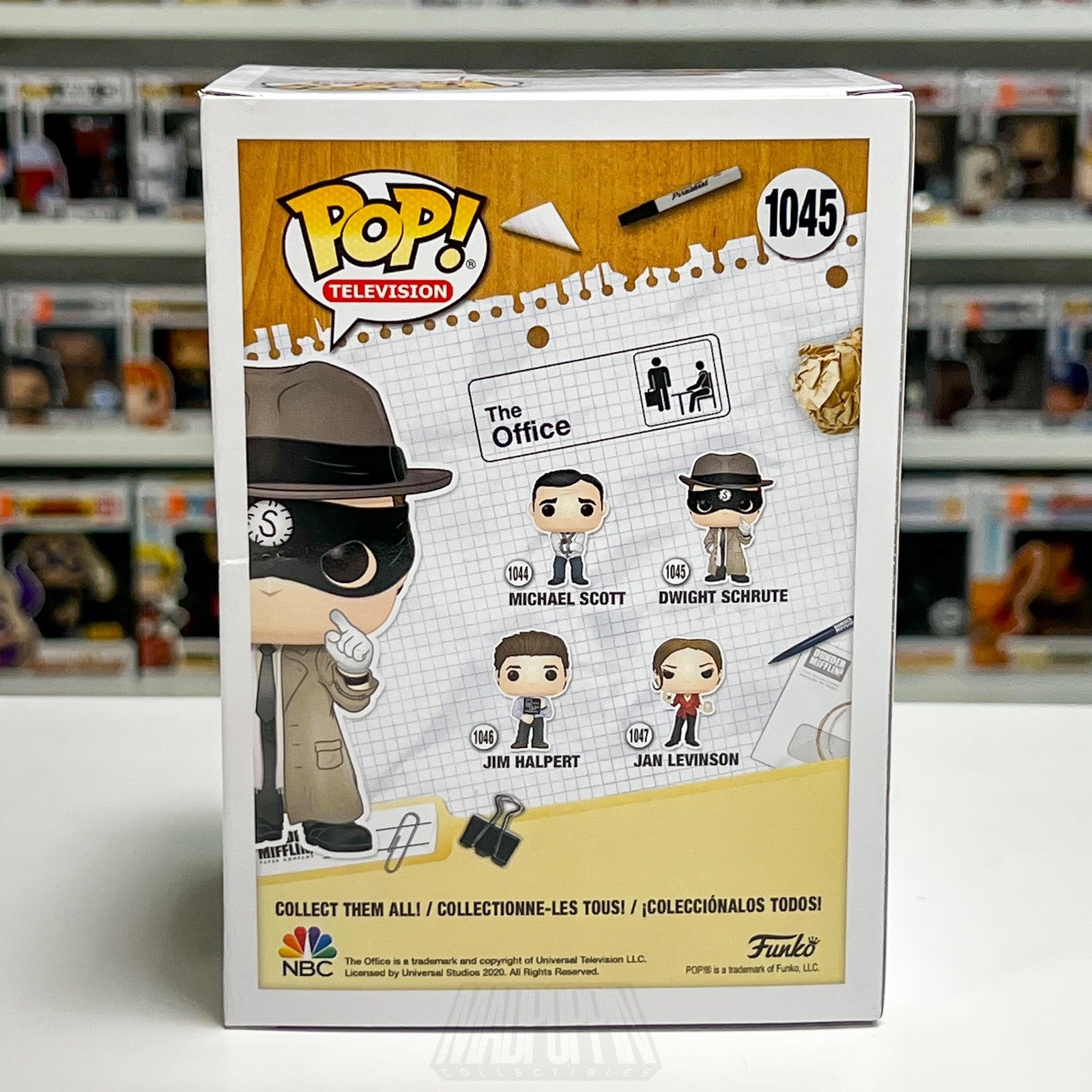 Funko Pop TV The Office Dwight Schrute Scranton Strangler #1045 Vinyl Figure Toy