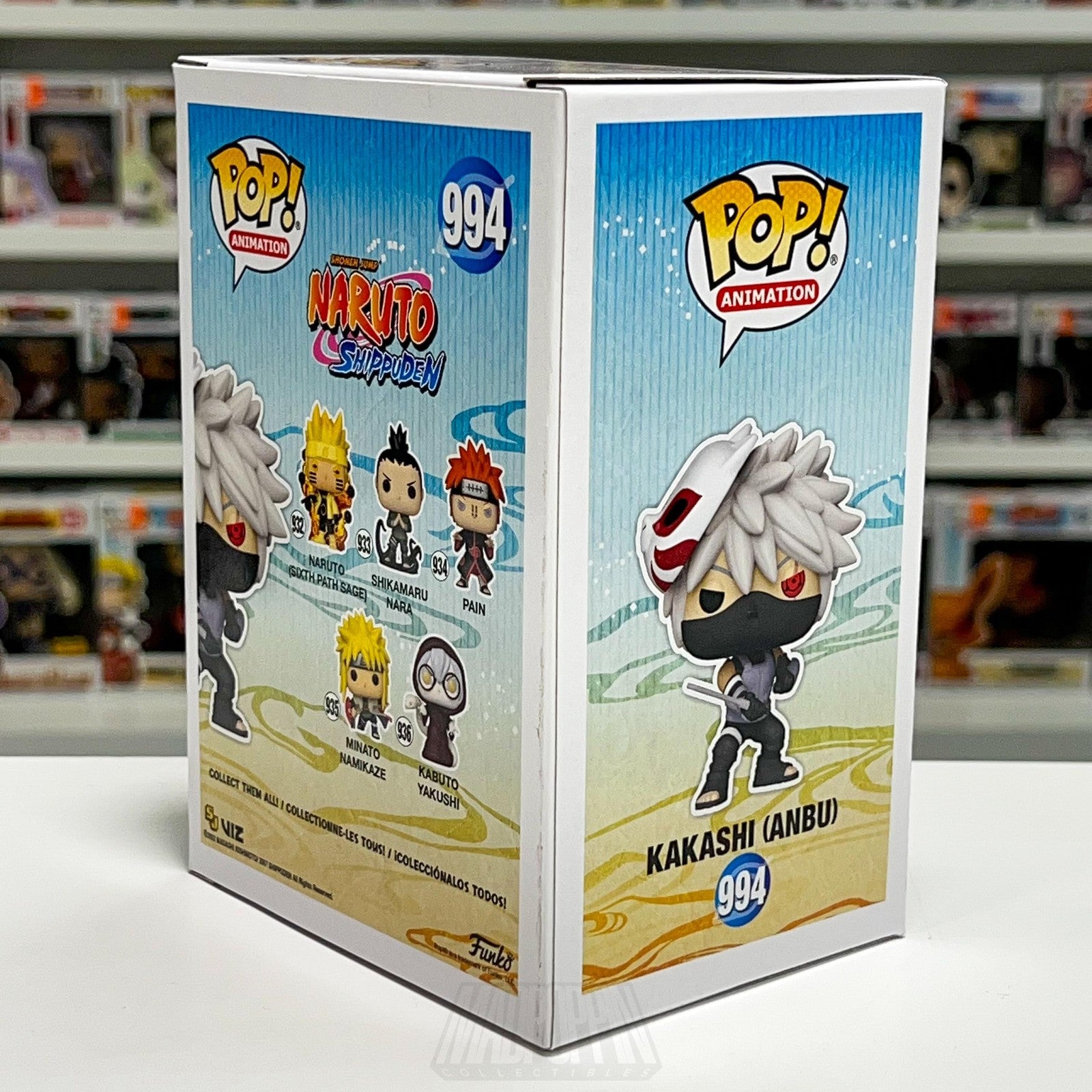 Funko Pop Naruto Shippuden Kakashi Anbu 994 AAA Anime Exclusive Vinyl Figure