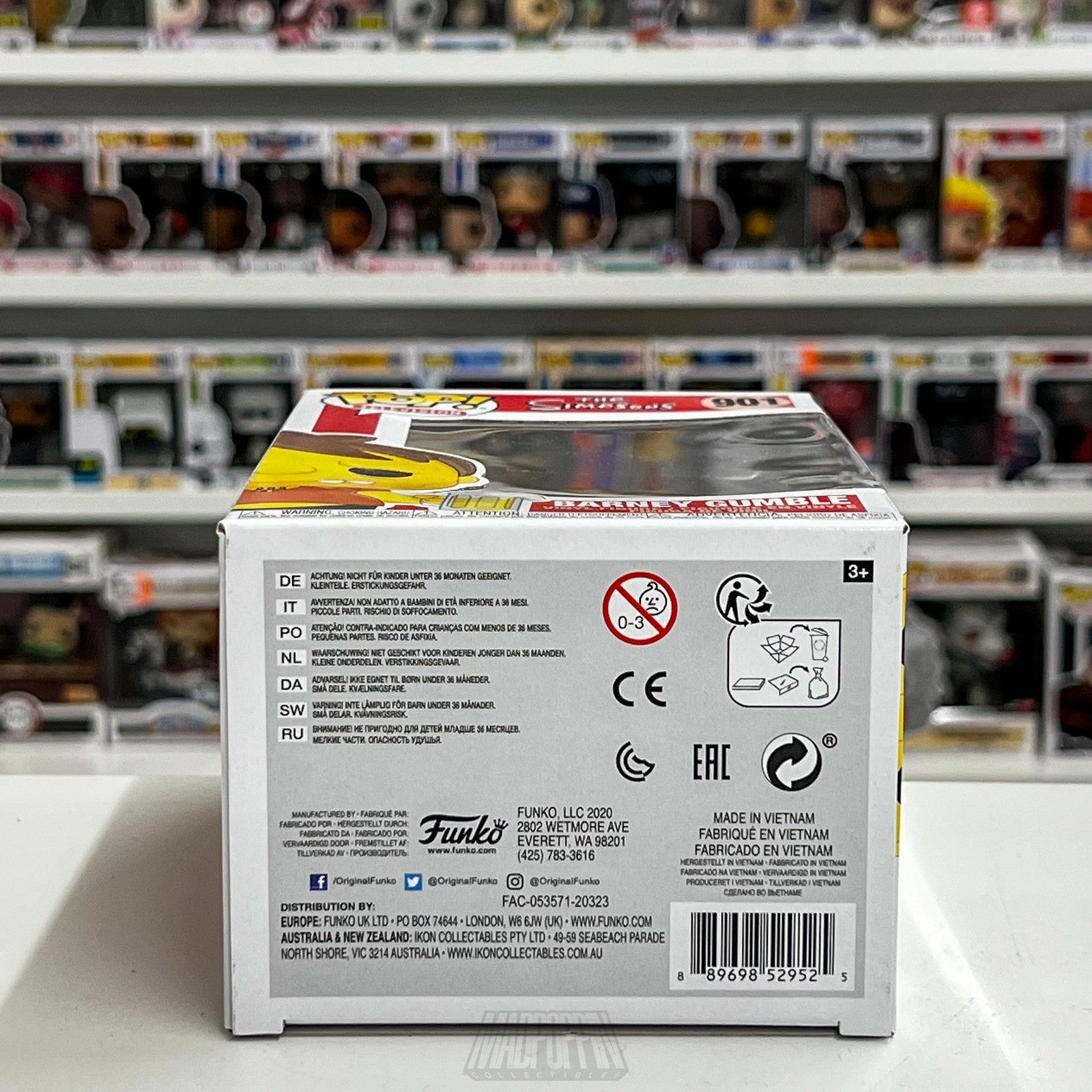 Funko Pop TV The Simpsons Barney Gumble #901 Vinyl Figure New IN BOX Collectible