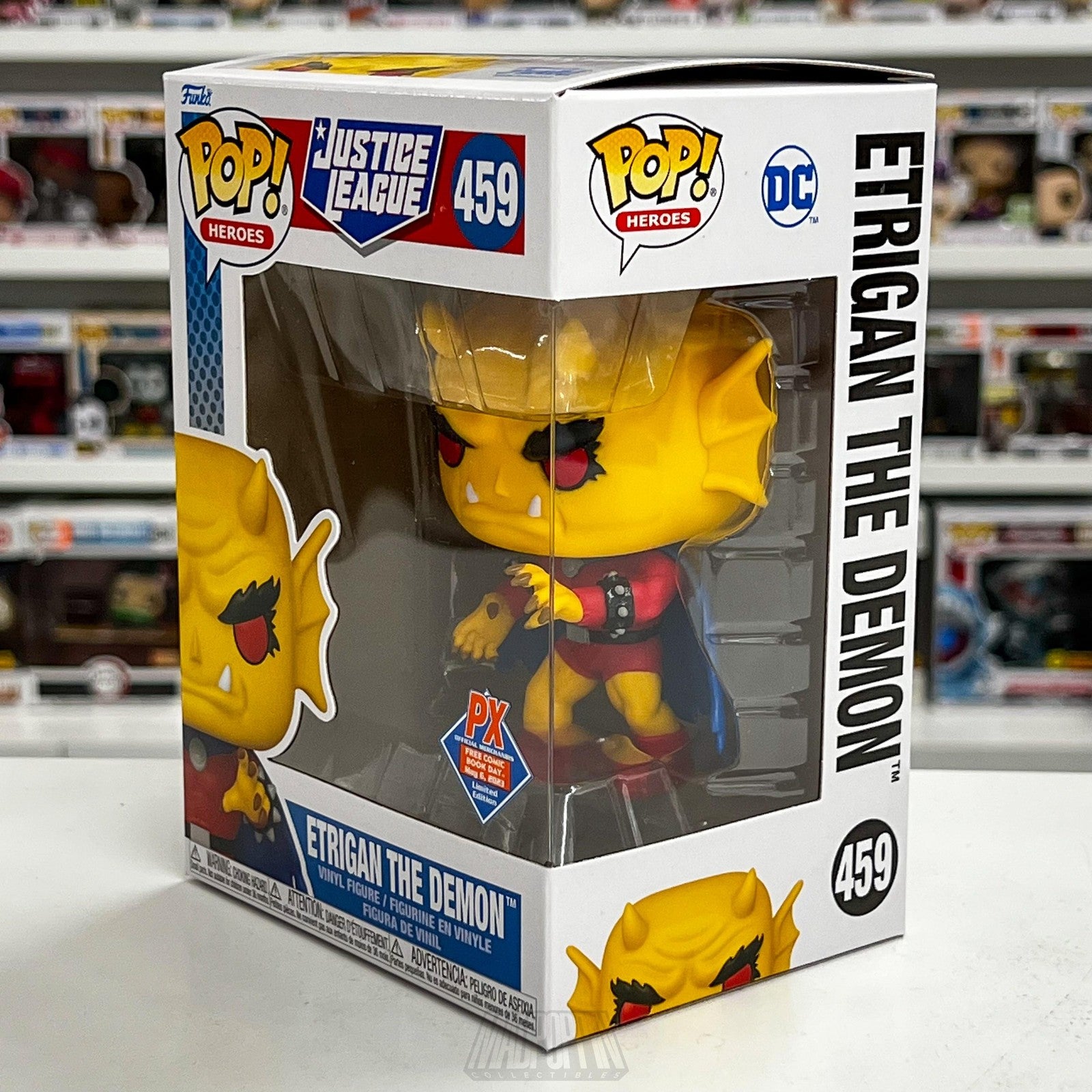 Funko Pop Justice League Etrigan The Demon 459 PX Previews Exclusive Vinyl