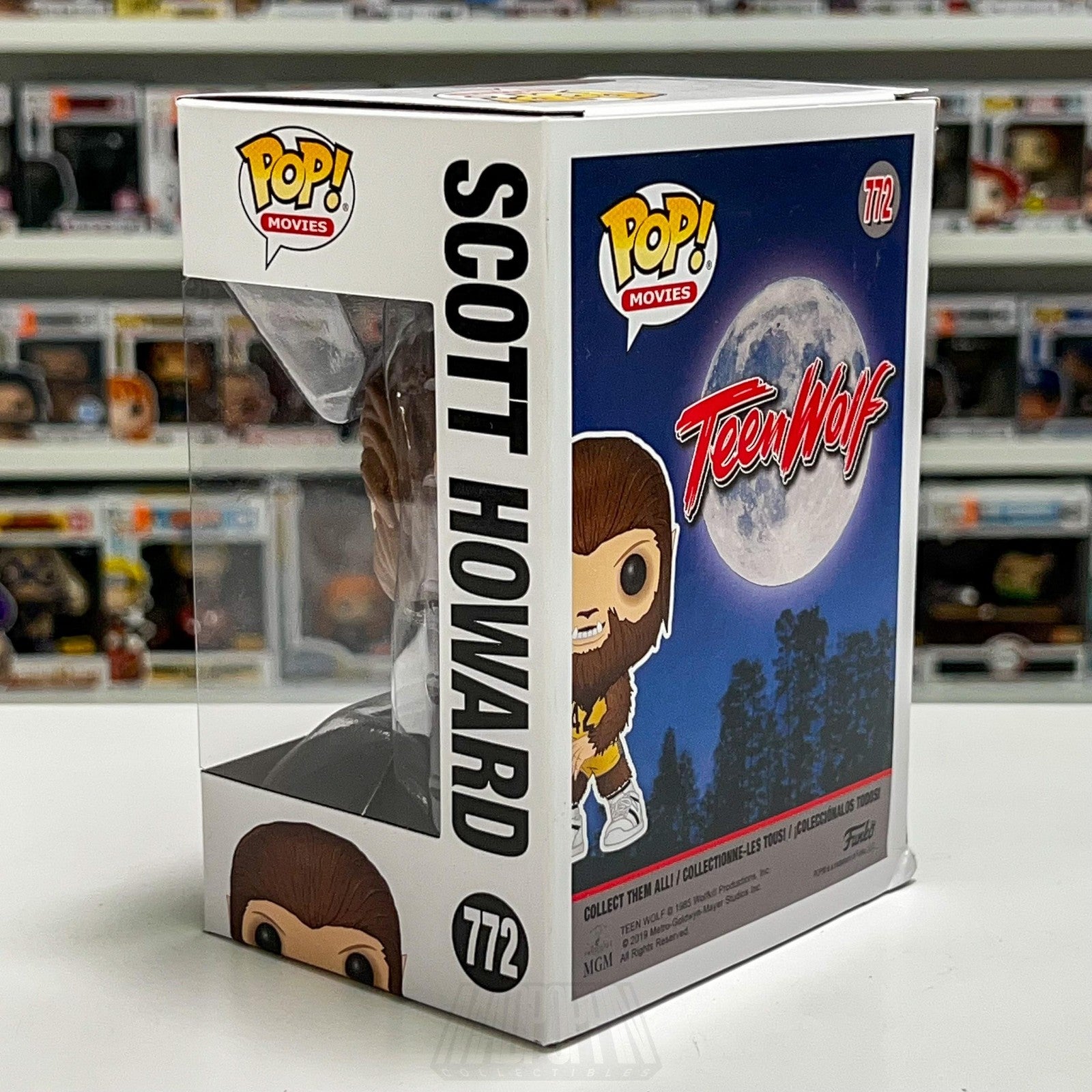 Funko Pop! Movies Teen Wolf Scott Howard 772 Vinyl Figure In Box Basketball Toy