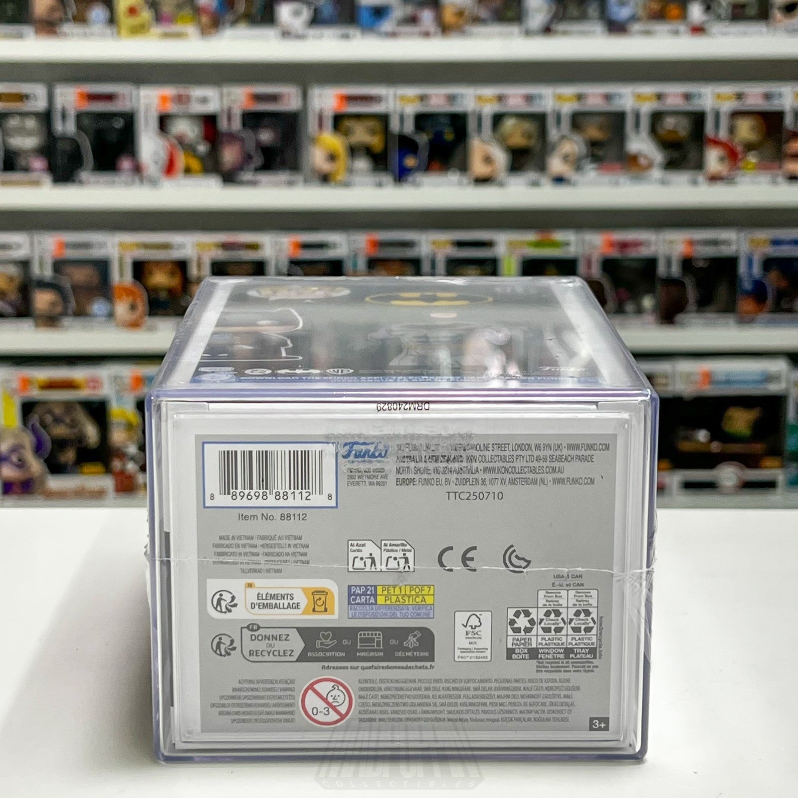 Funko Pop DC Heroes Batman Metallic 01 Mystery Blind Box Con Sticker 2000 PCS
