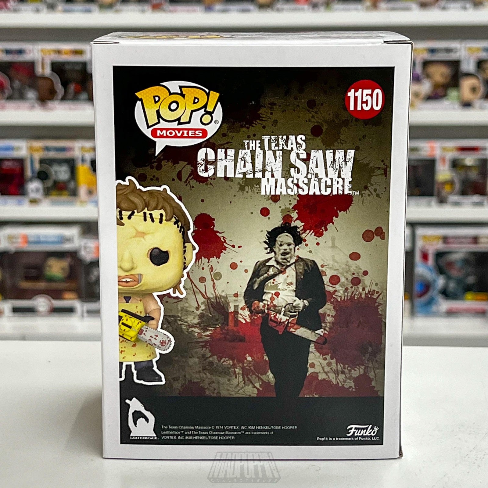 Funko Pop Leatherface 1150 Texas Chainsaw Massacre Horror Vinyl Figure New