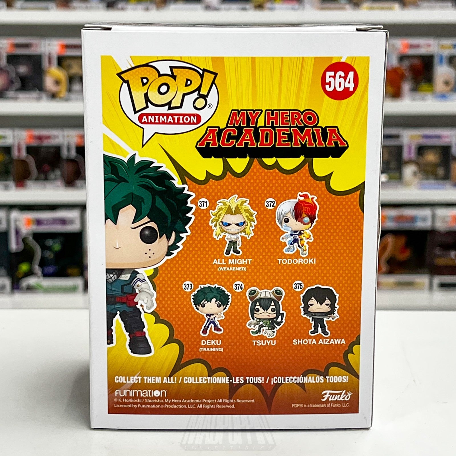 Funko Pop Anime My Hero Academia Deku Hot Topic 564 Izuku Midoriya Vinyl Figure3