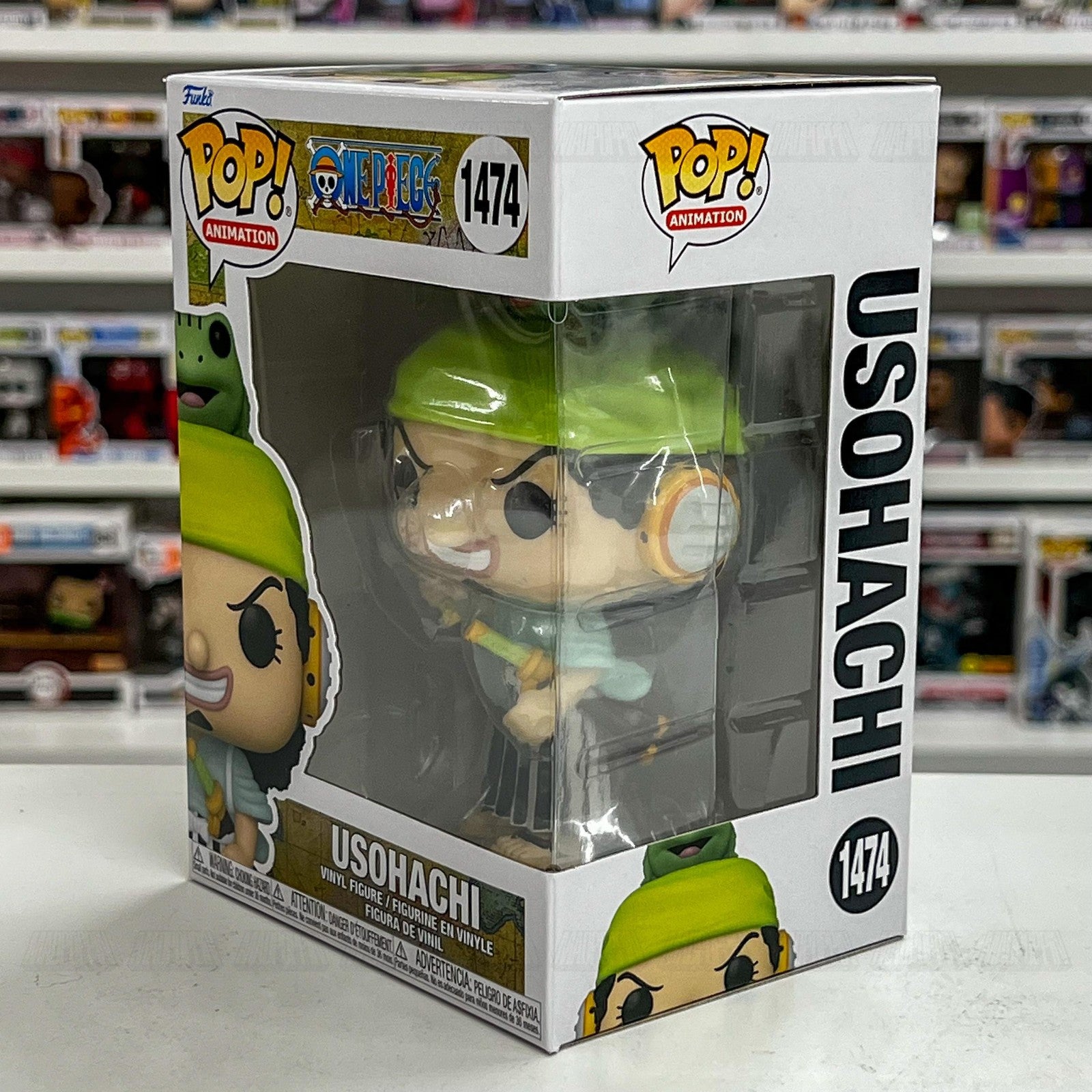 Funko Pop! Animation One Piece Usohachi #1474 Vinyl Figure New in Box Wano Arc