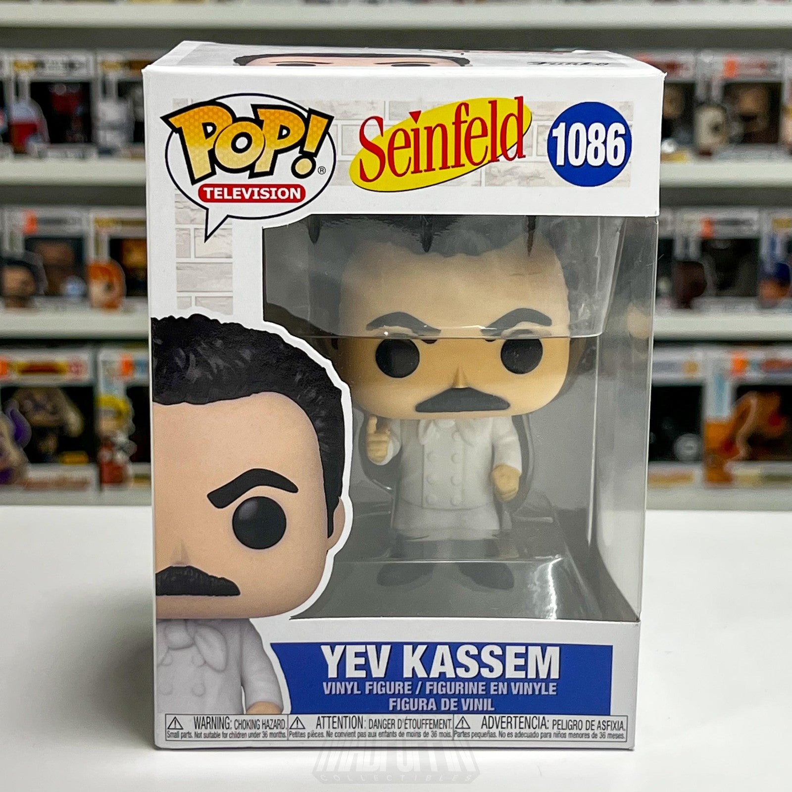 Funko Pop Television Seinfeld Yev Kassem 1086 Figure Soup Nazi Toy Comedy Sitcom