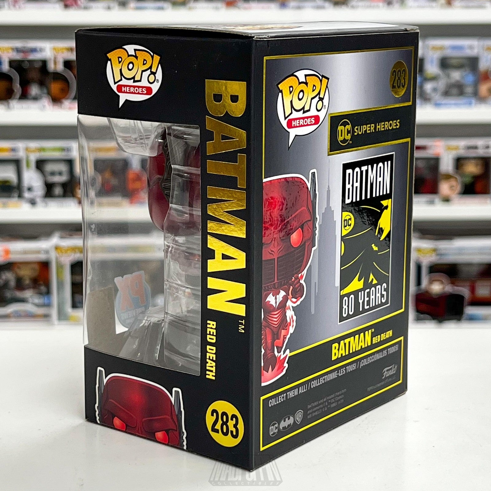 Funko Pop DC Heroes 80 Years Batman Red Death 283 PX Previews Exclusive Figure