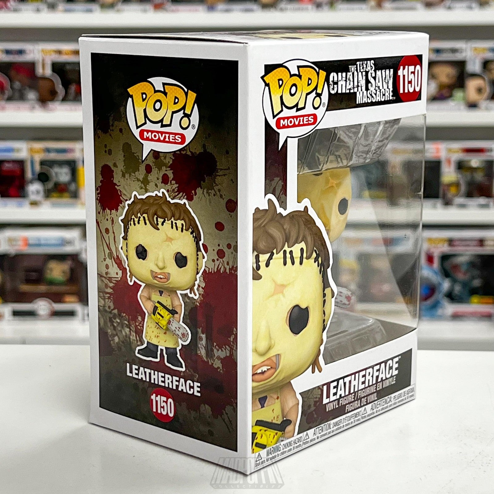 Funko Pop Leatherface 1150 Texas Chainsaw Massacre Horror Vinyl Figure New