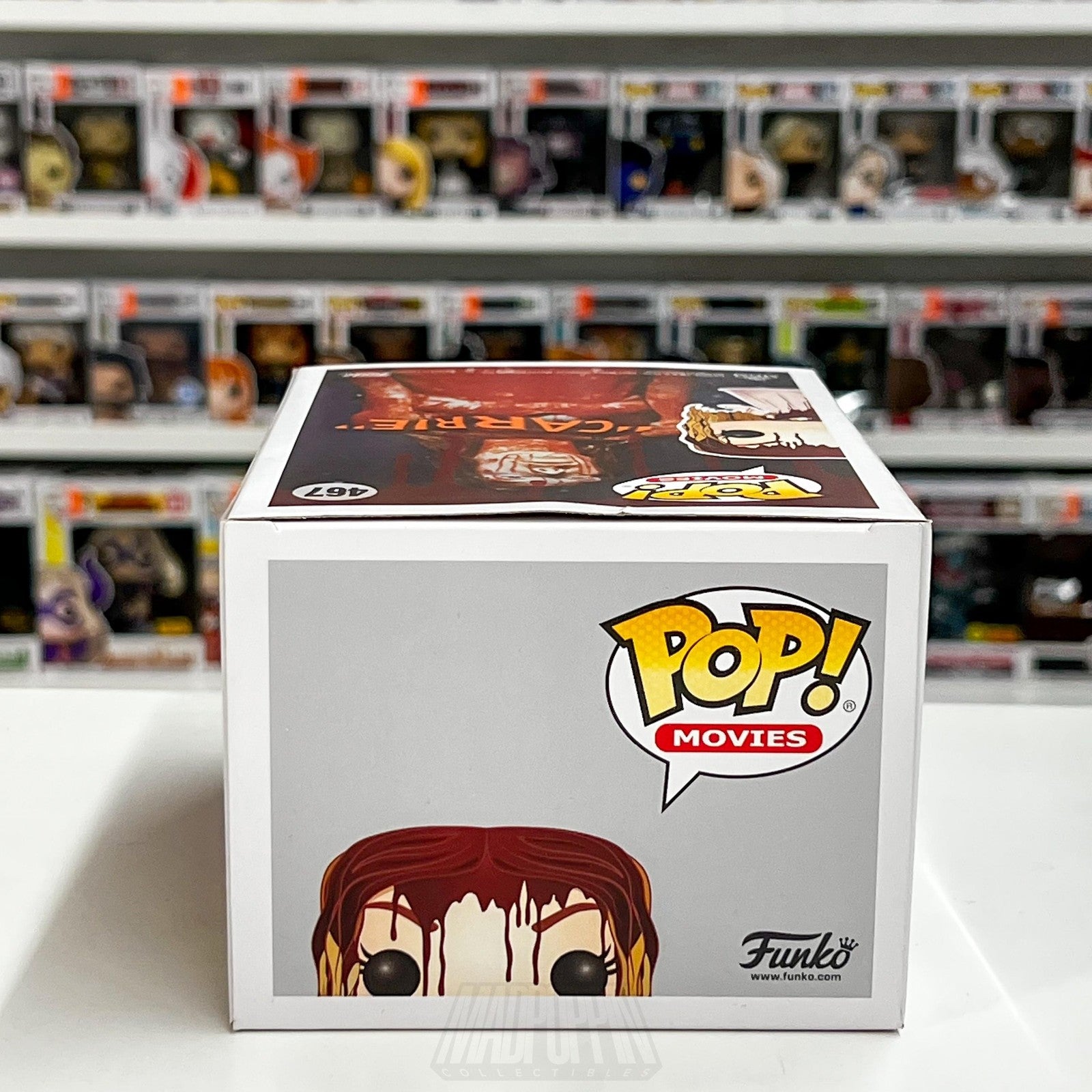 Funko Pop Movies Carrie 467 Vinyl Figure 2017 Horror NIB MGM Bloody Collectible
