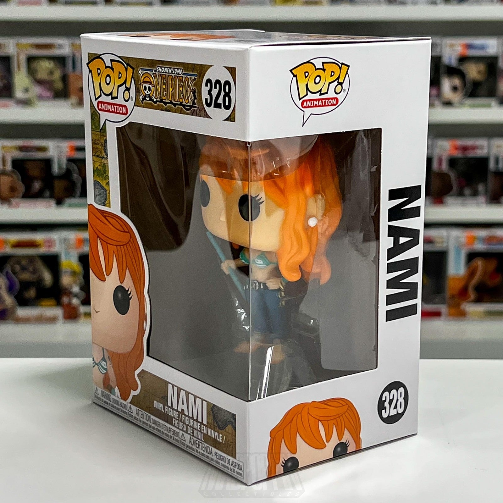 Funko Pop! Animation One Piece Nami #328 Vinyl Figure Anime Manga New in Box