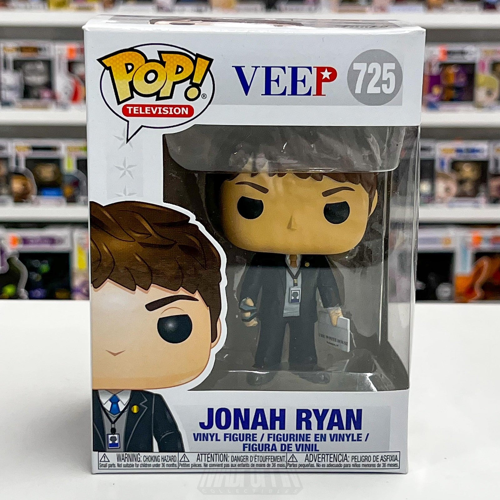 Funko Pop Television Veep Jonah Ryan #725 Vinyl Figure HBO With Box 2018 TV0