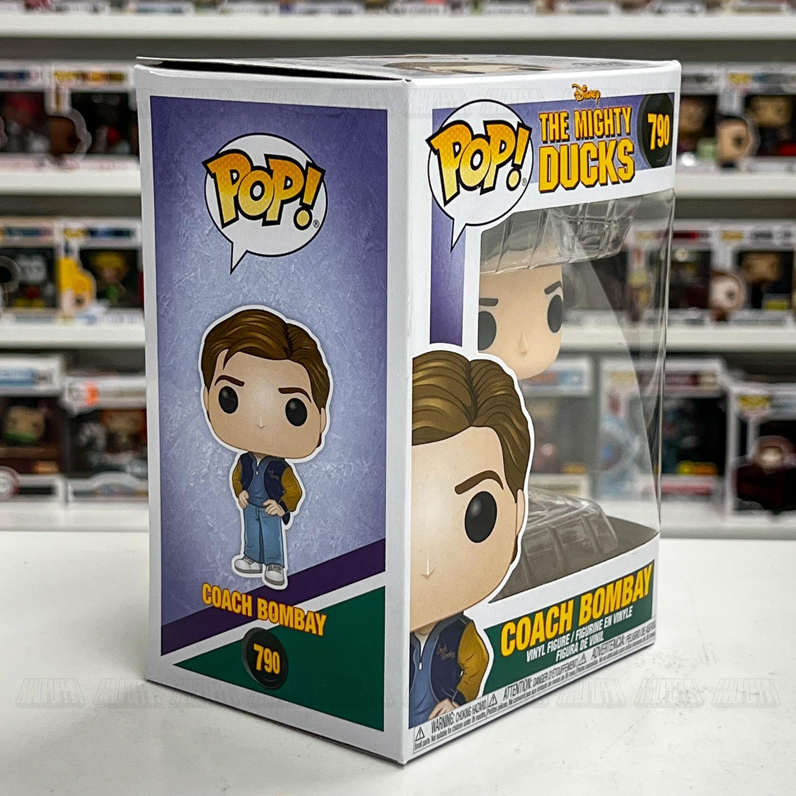 Funko Pop 790 Coach Bombay The Mighty Ducks Vinyl Figure Disney Movies TV