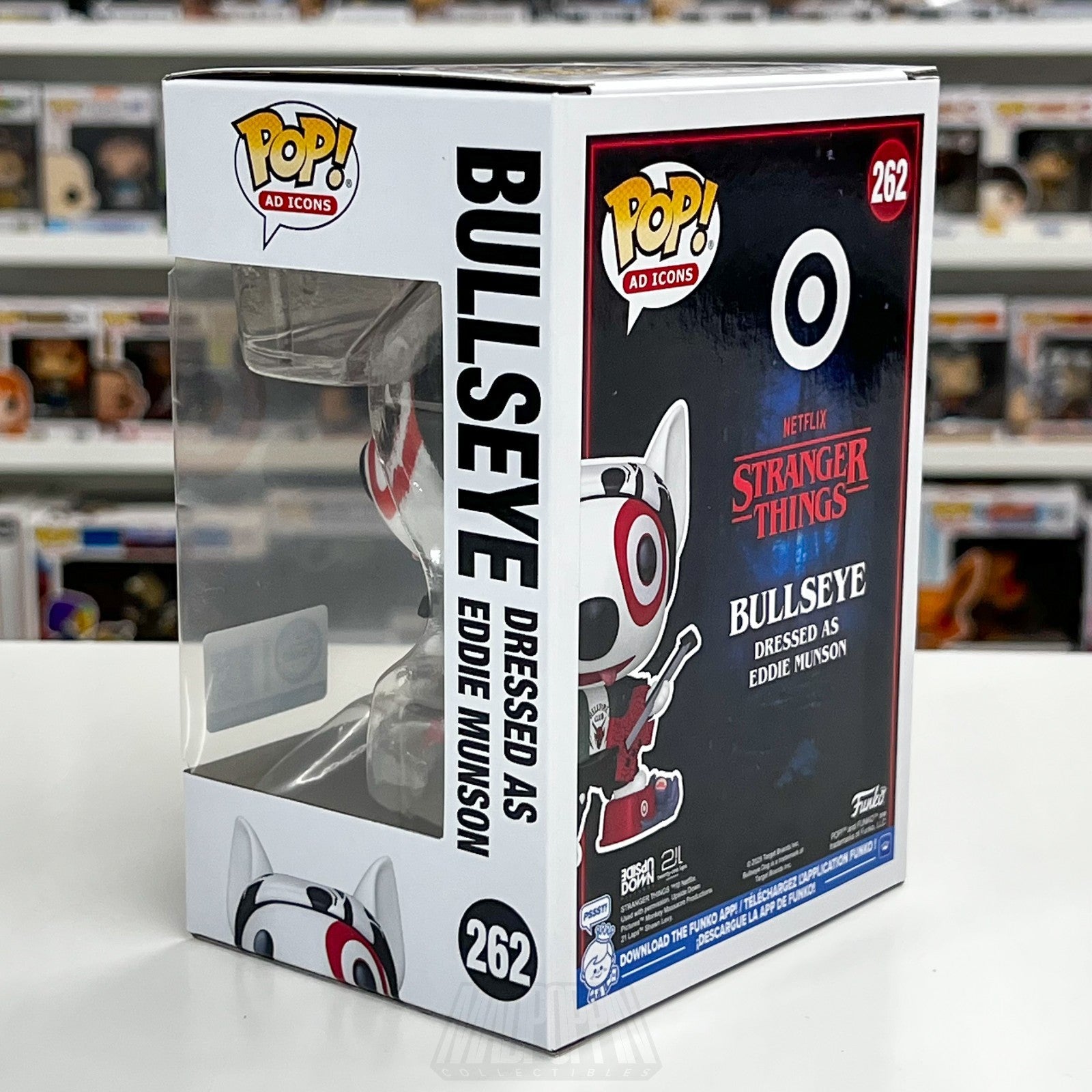 Funko Pop Ad Icons Target Bullseye Dressed As Eddie Munson Target 262 Vinyl Toy2