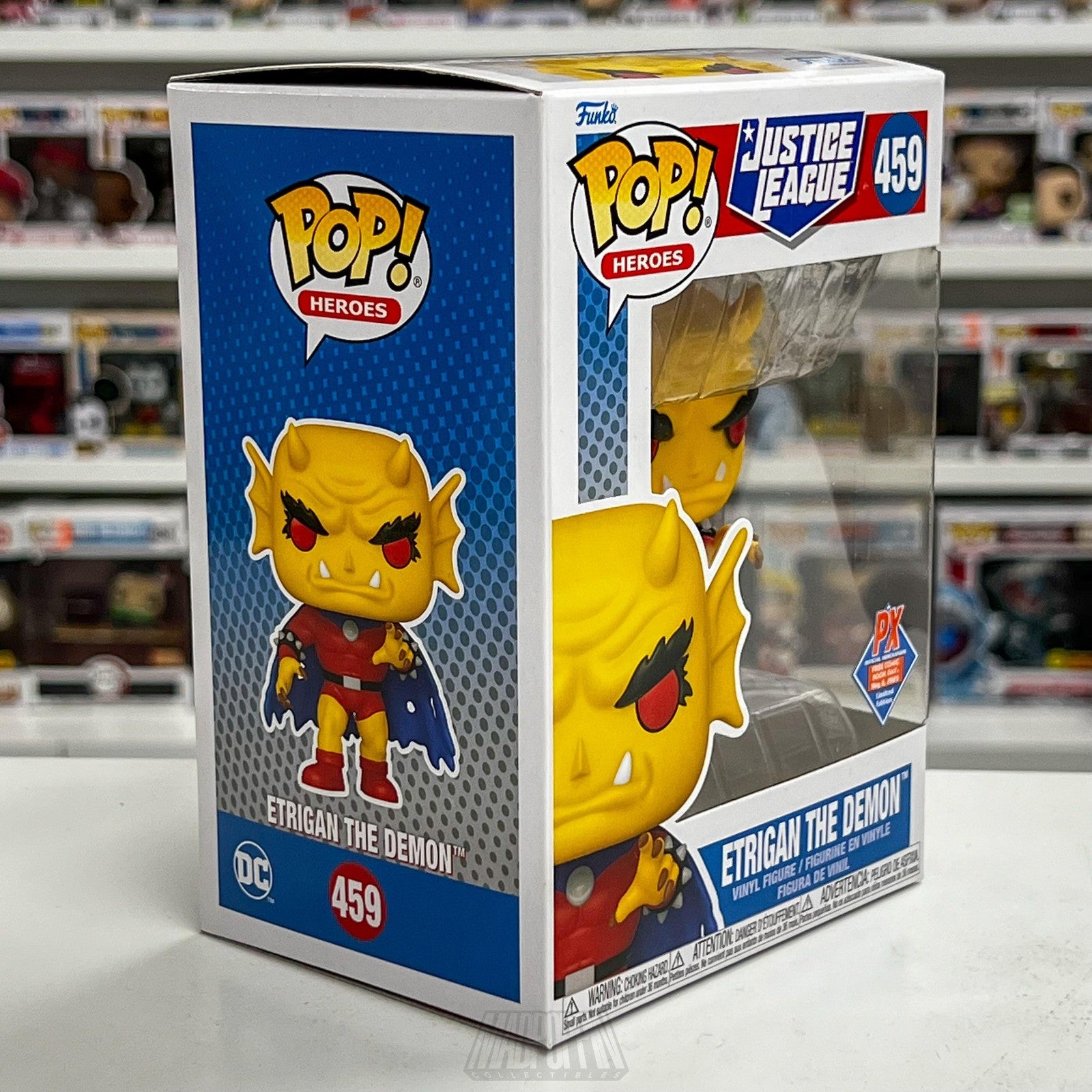 Funko Pop Justice League Etrigan The Demon 459 PX Previews Exclusive Vinyl