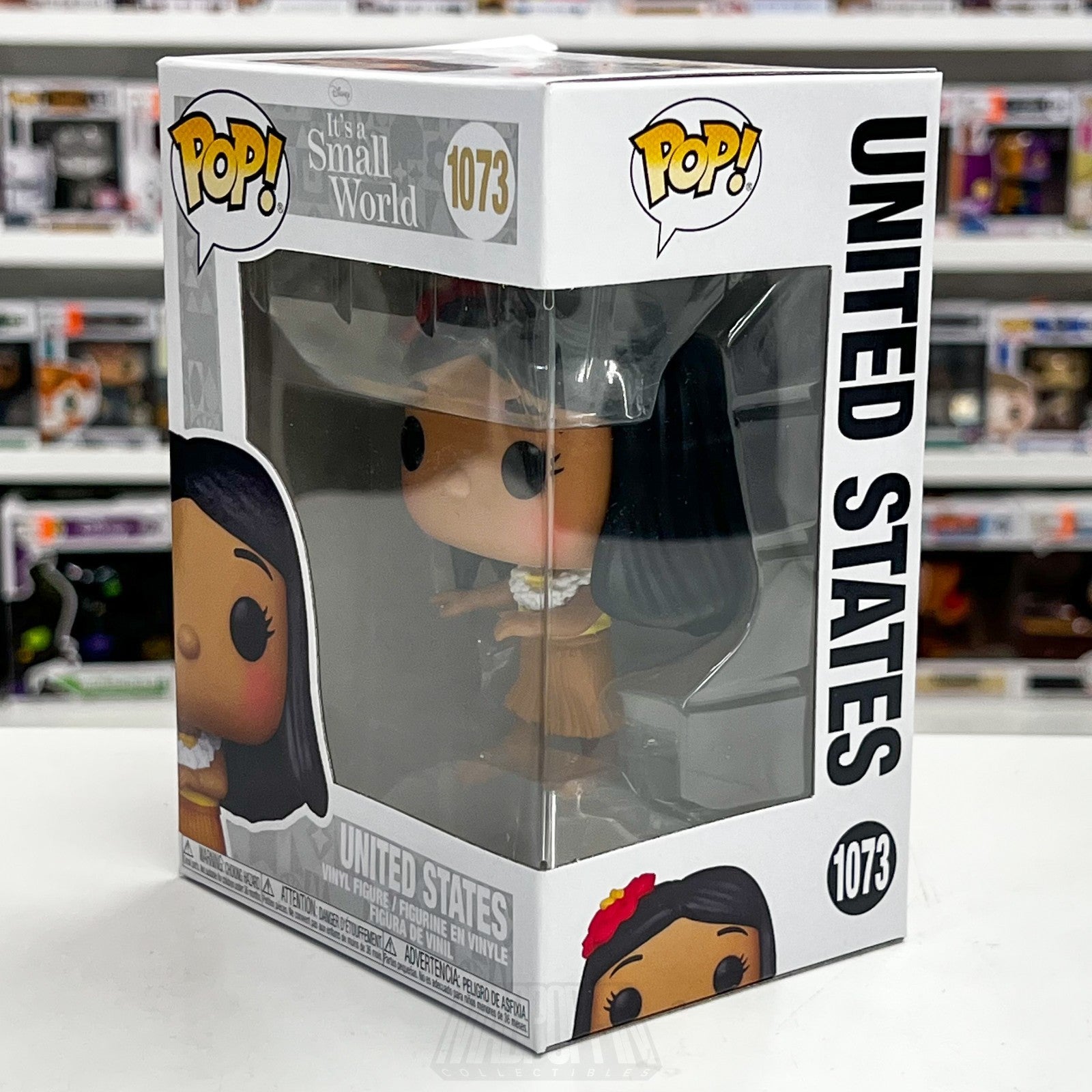 Funko Pop Disney It's A Small World United States 1073 Fantasyland Ride Hawaii1