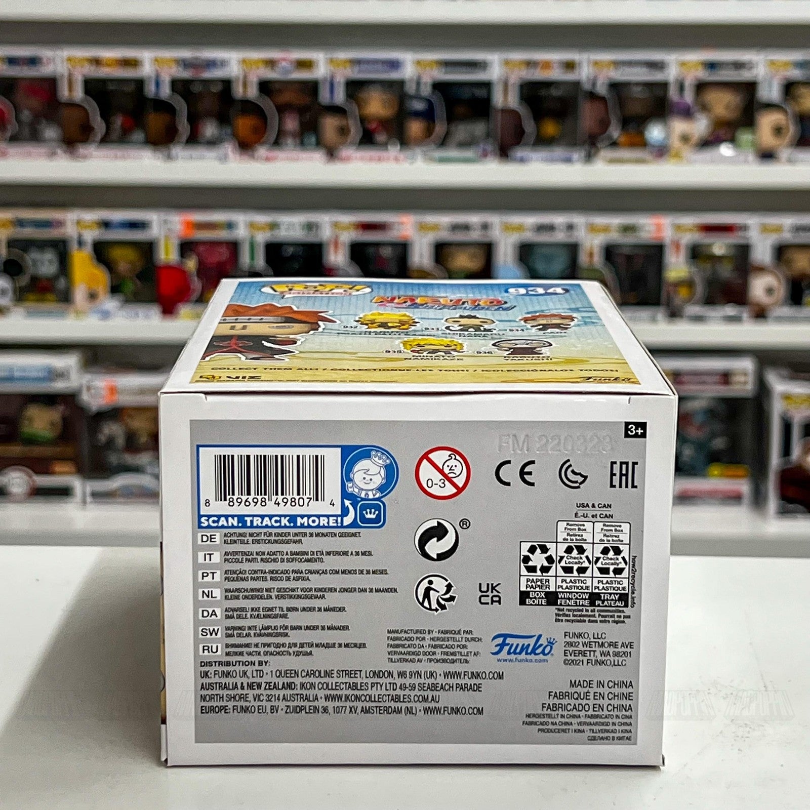 Funko Pop! Animation Naruto Shippuden Pain 934 Vinyl Figure New in Box Anime