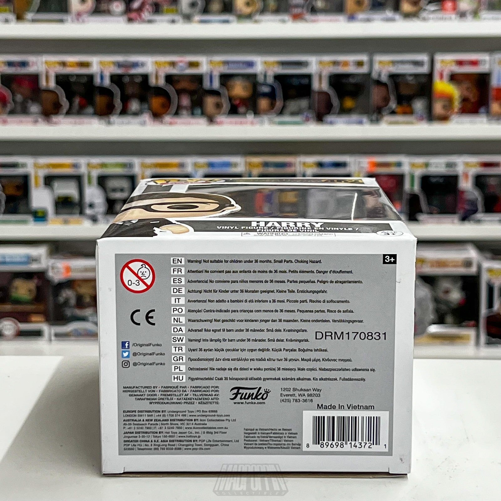 Funko Pop Kingsman The Secret Service Harry 462 Vinyl Figure NIB Collectible