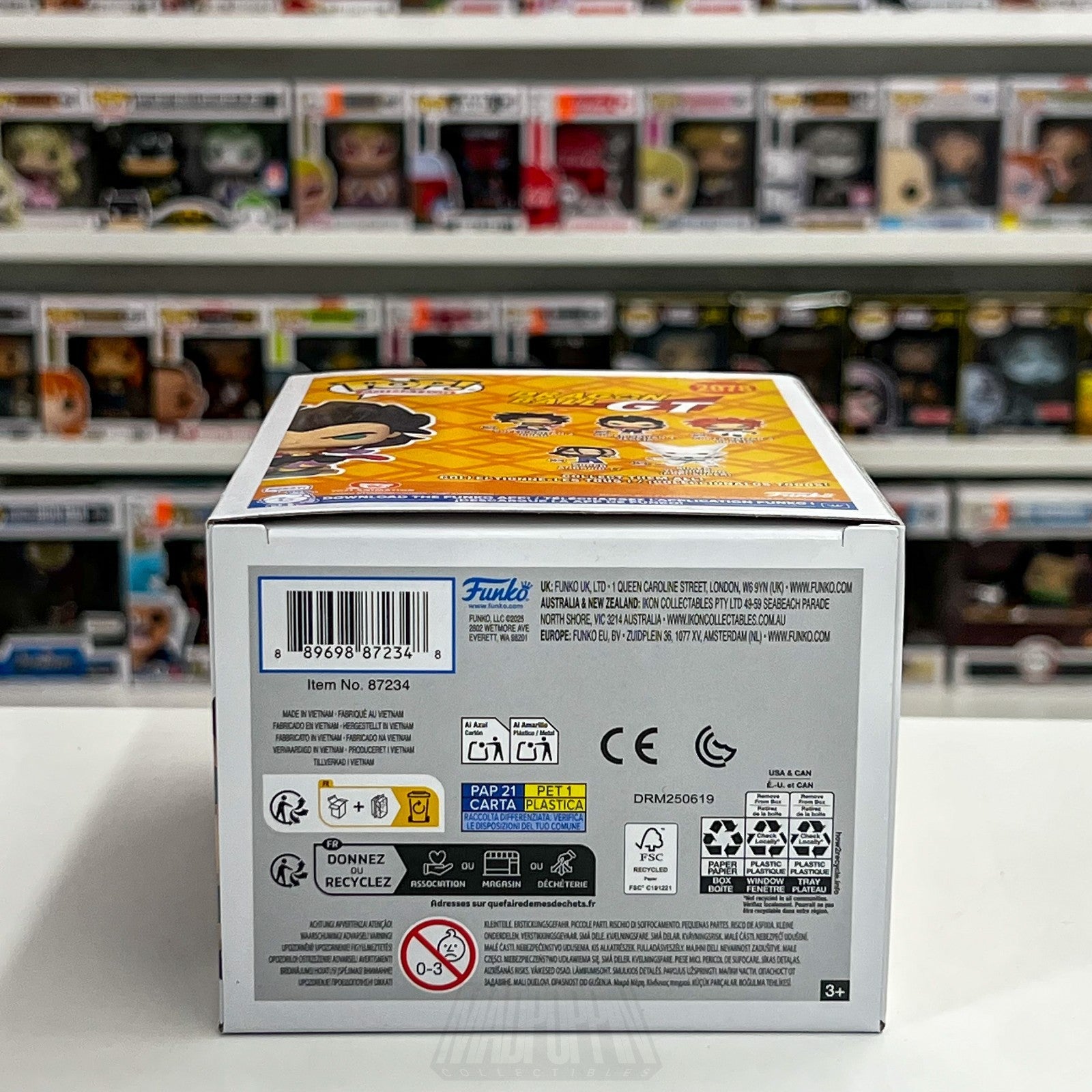 Funko Pop Anime Dragon Ball Super Saiyan Vegeta Flocked Chase Glow Chalice 20787