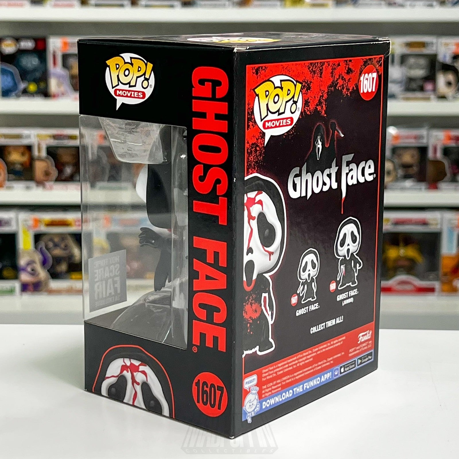 Funko Pop Ghost Face Bloody Scream 1607 Hot Topic Scare Fair 24 Horror Movie