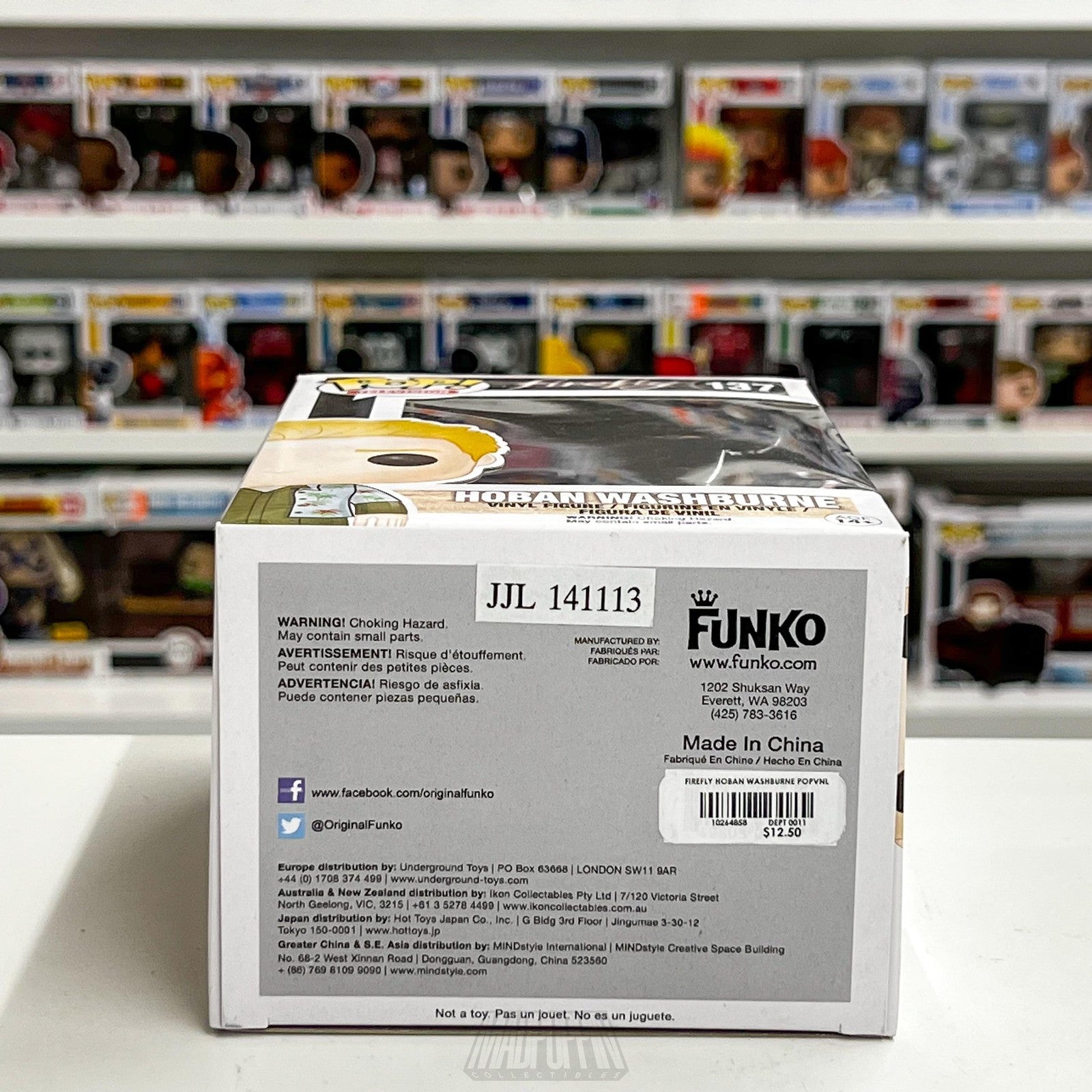 Funko Pop Firefly Hoban Washburne #137 Vinyl Figure TV Series Collectible Boxed