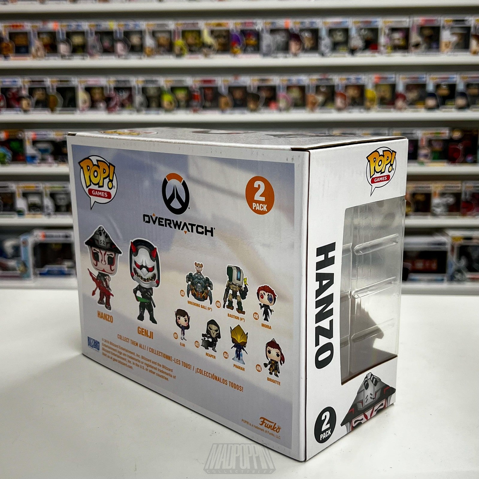Funko Pop Overwatch Hanzo Genji E3 2019 Limited Edition 2 Pack Vinyl Figures