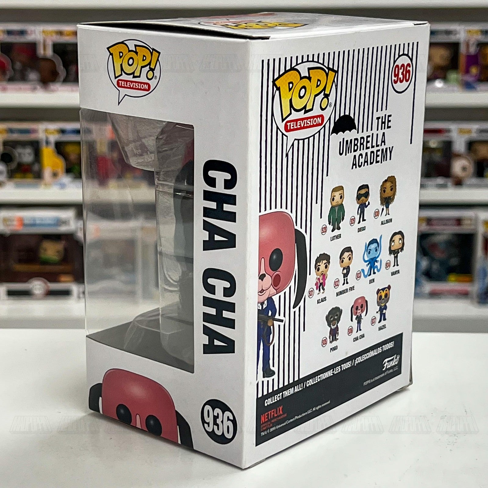 Funko Pop Television Umbrella Academy Cha Cha #936 Vinyl Figure Netflix New