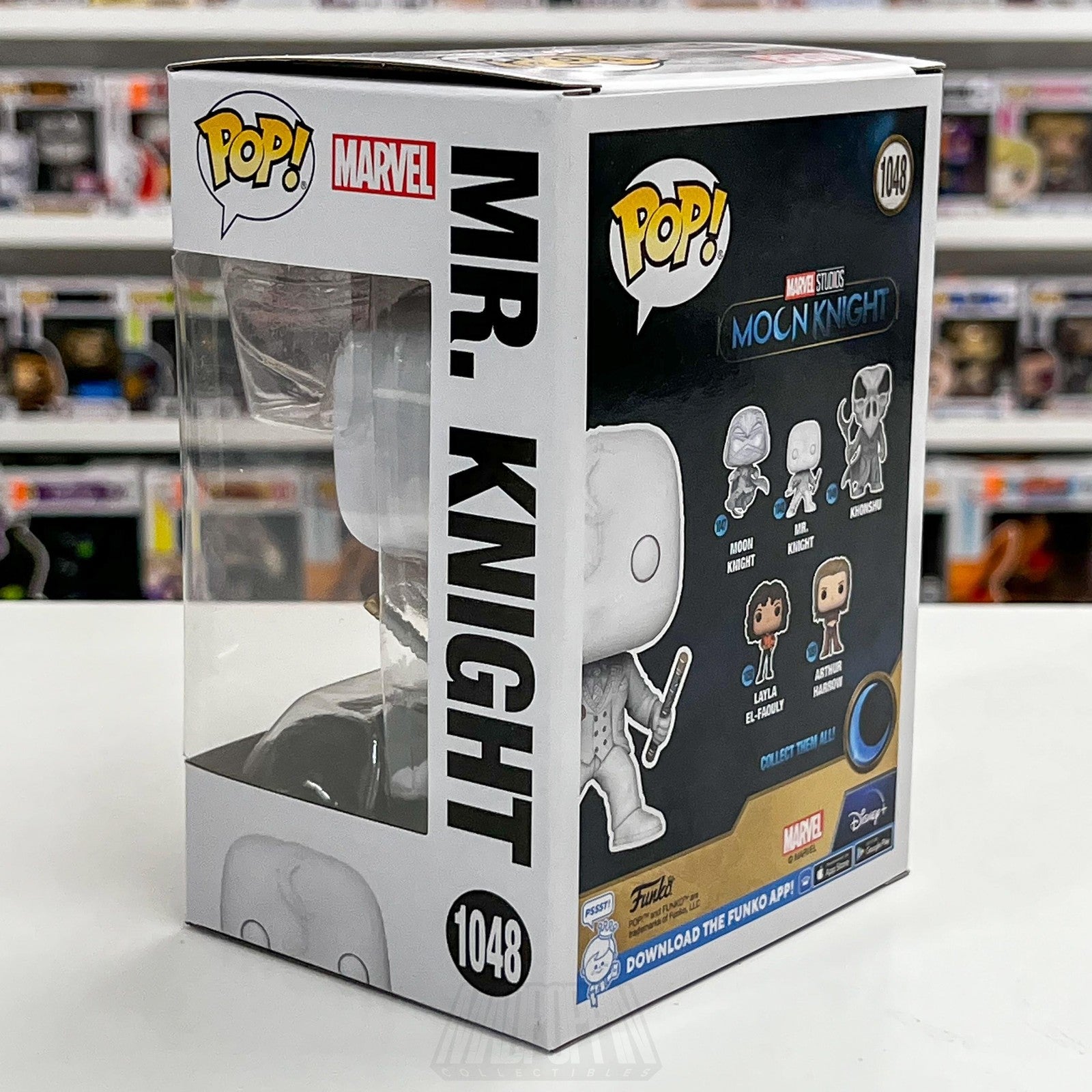 Funko Pop Marvel Studios Moon Knight Mr. Knight 1048 Vinyl Bobble-Head Figure2