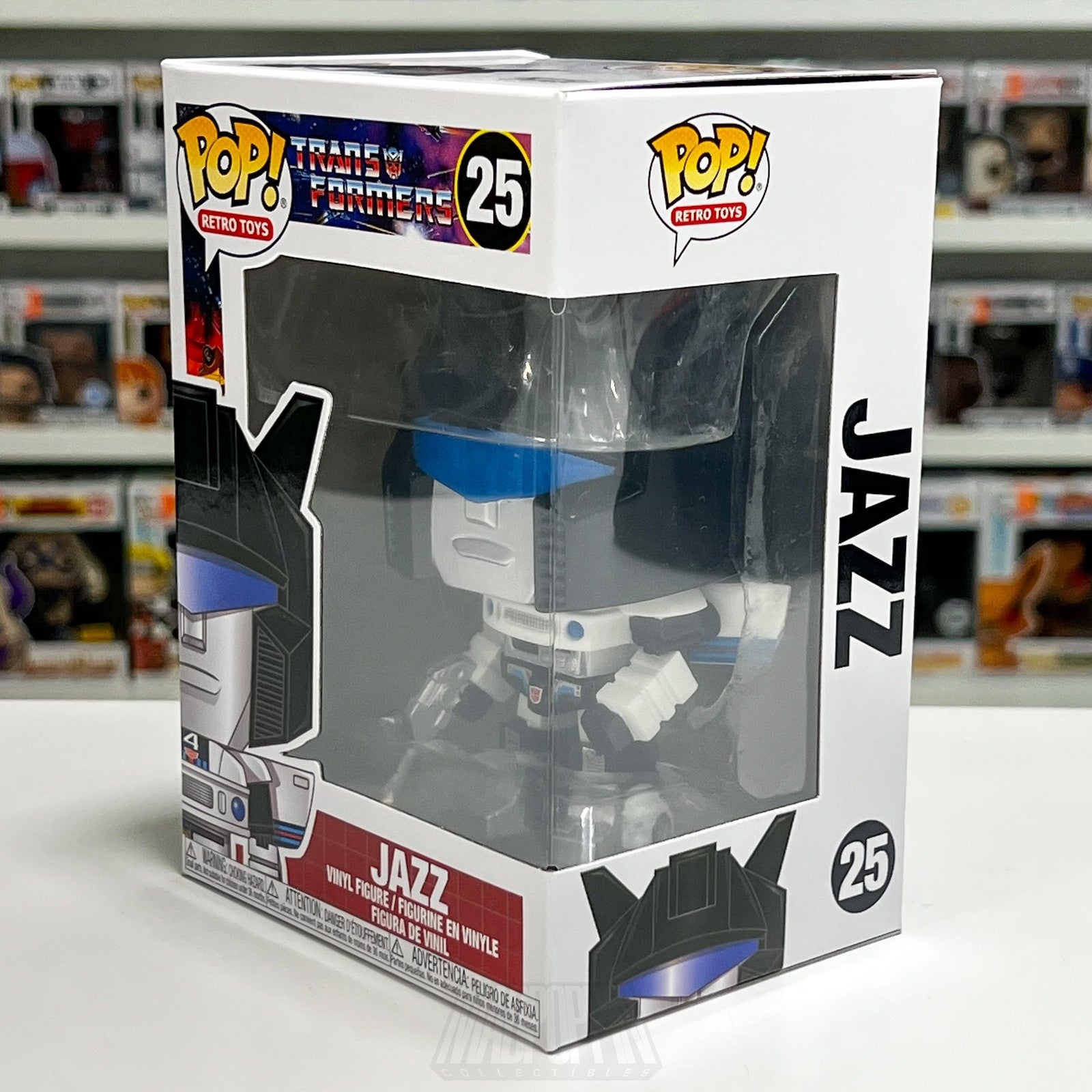 Funko Pop Transformers Retro Toys Jazz #25 Vinyl Figure New in Box NIB Autobot