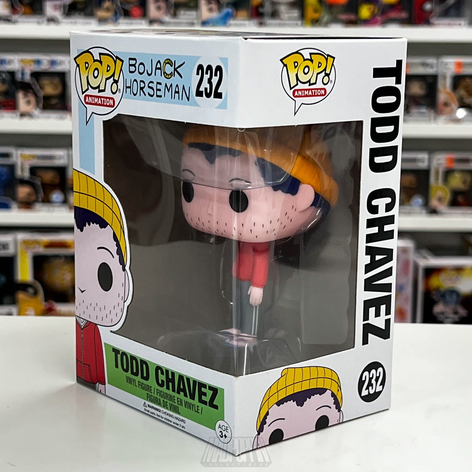 Funko Pop BoJack Horseman Todd Chavez Vinyl Figure Animation #232 TV Collectible