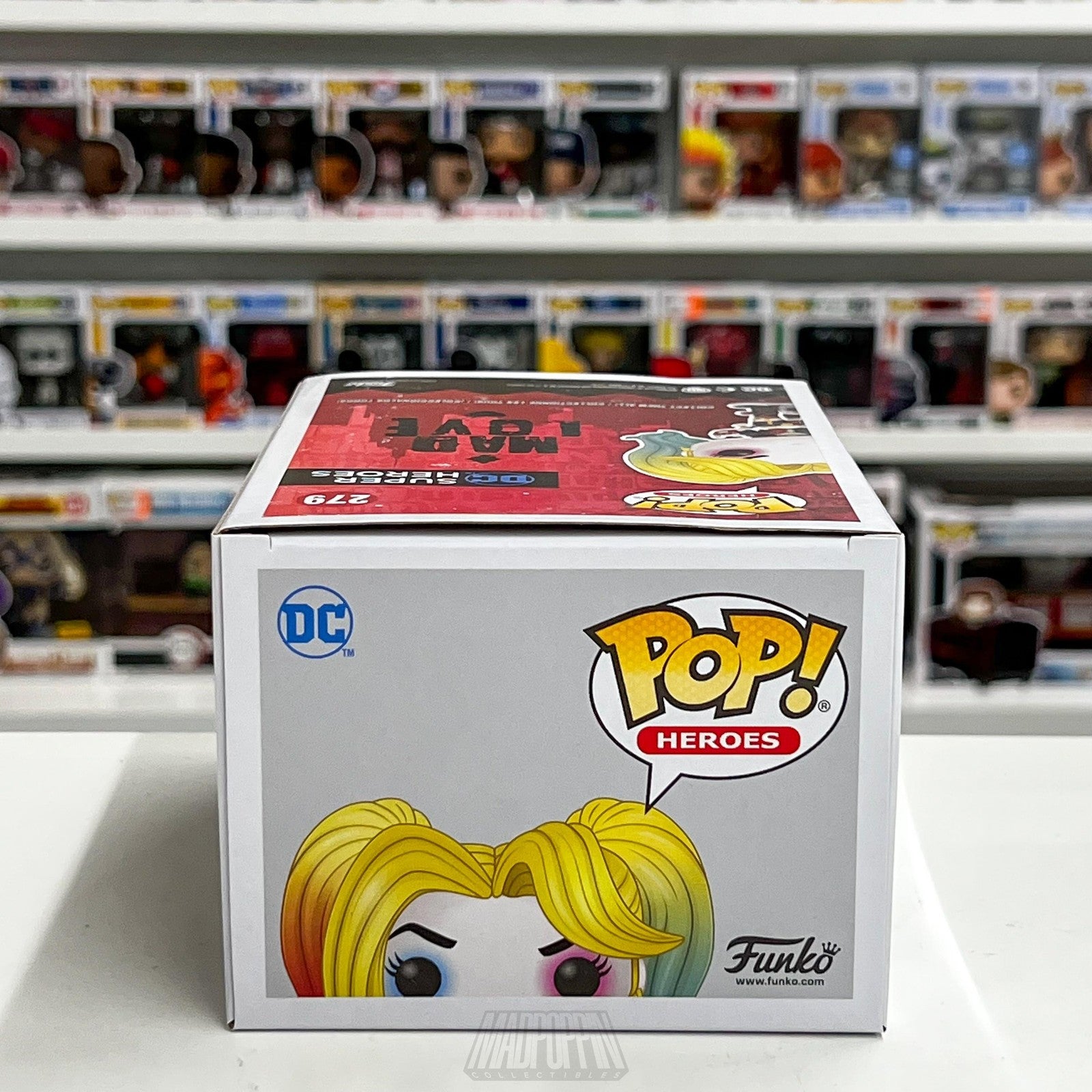 Funko Pop Harley Quinn PX Previews Exclusive DC Super Heroes 279 Vinyl Figure