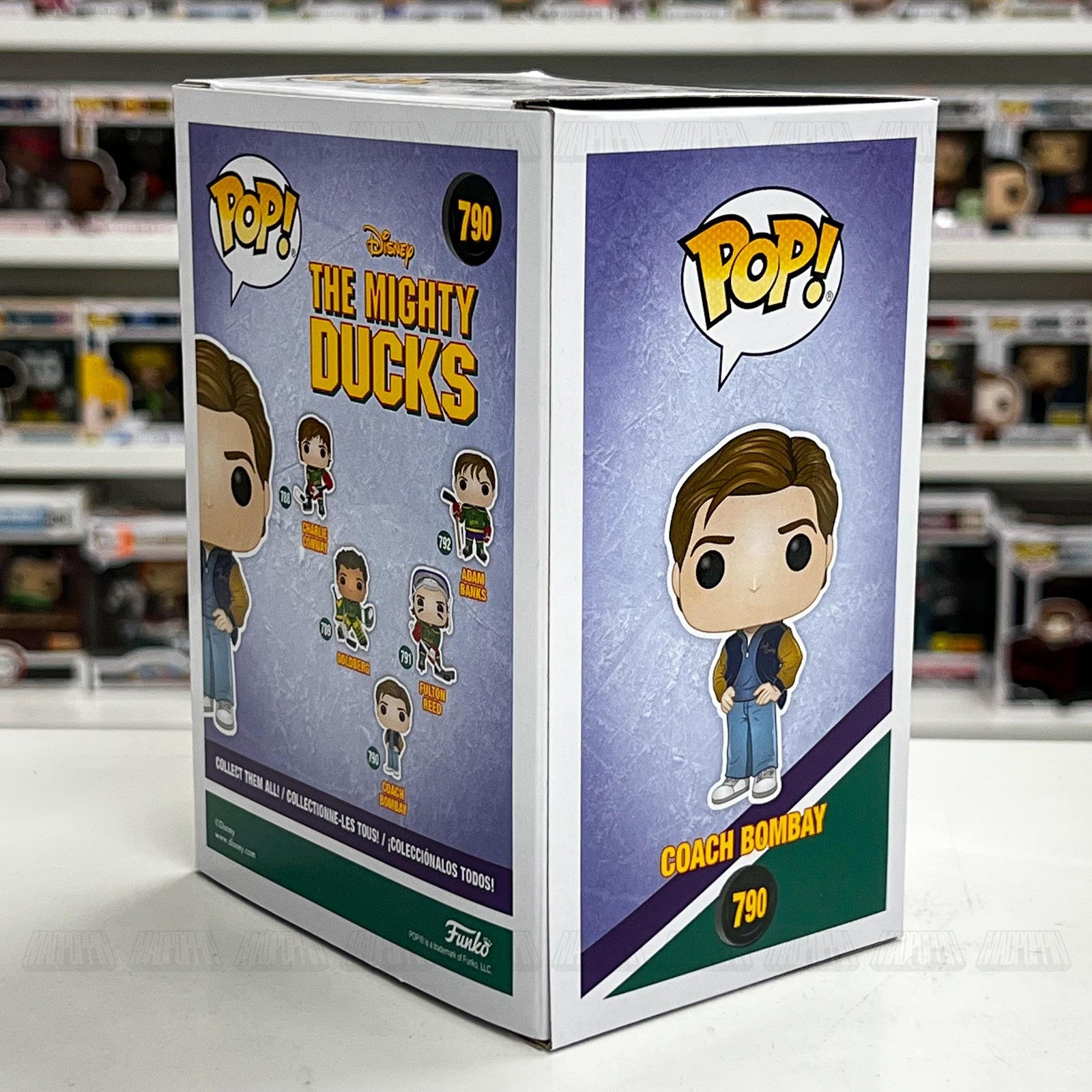 Funko Pop 790 Coach Bombay The Mighty Ducks Vinyl Figure Disney Movies TV