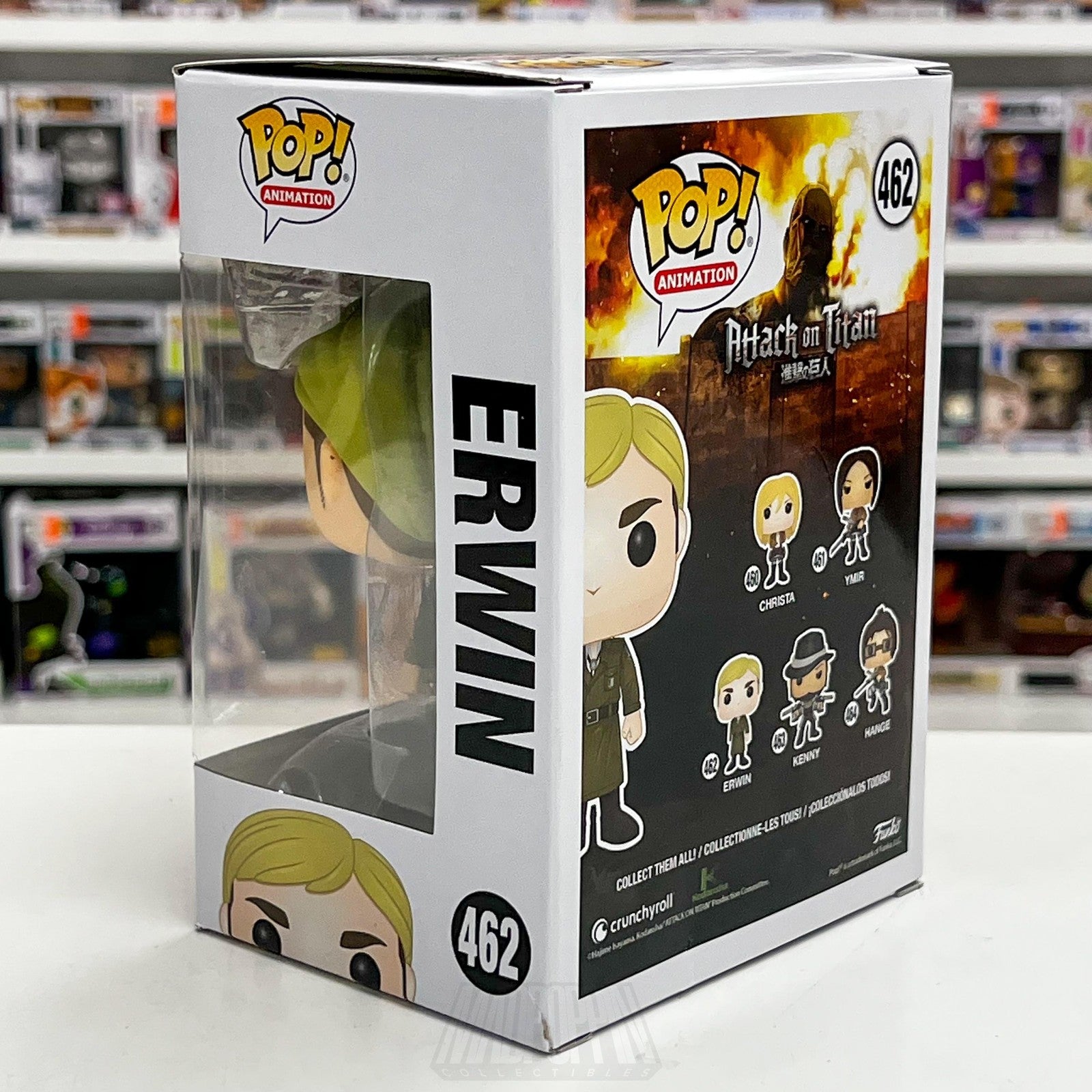 Funko Pop Anime Attack On Titan Erwin Smith 462 Vinyl Figure Animation AOT Toy2